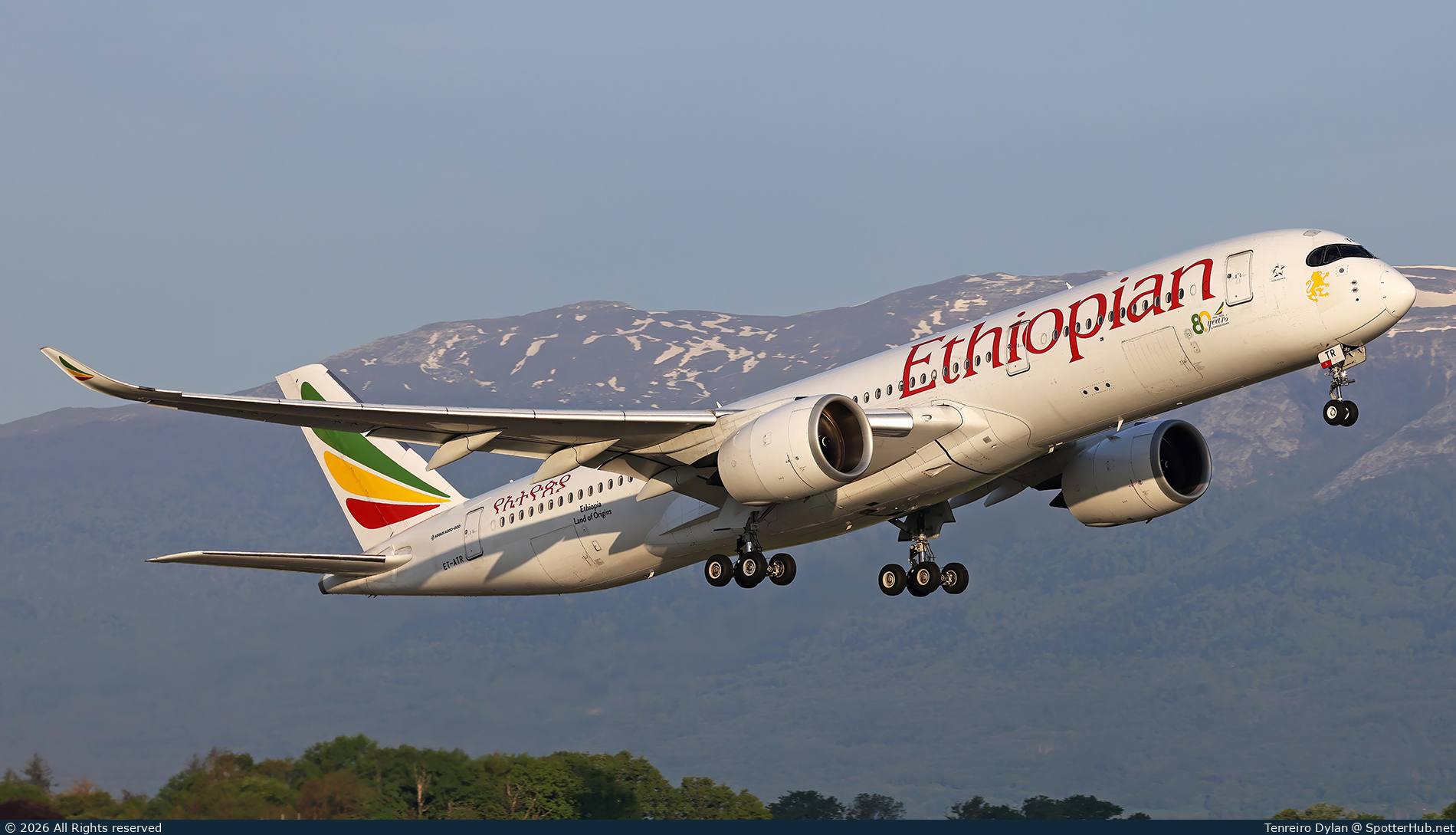 Photo of ET-ATR - Airbus A350-941 operated by Ethiopian Airlines