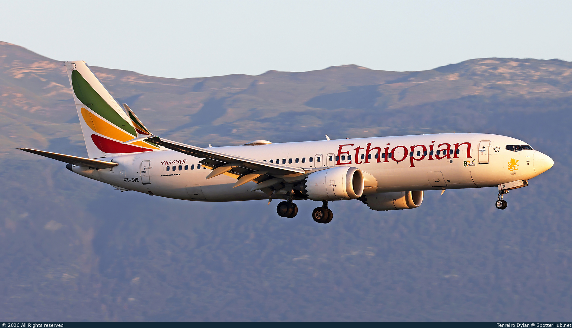 Photo of ET-AVK - Boeing 737 MAX 8 operated by Ethiopian Airlines