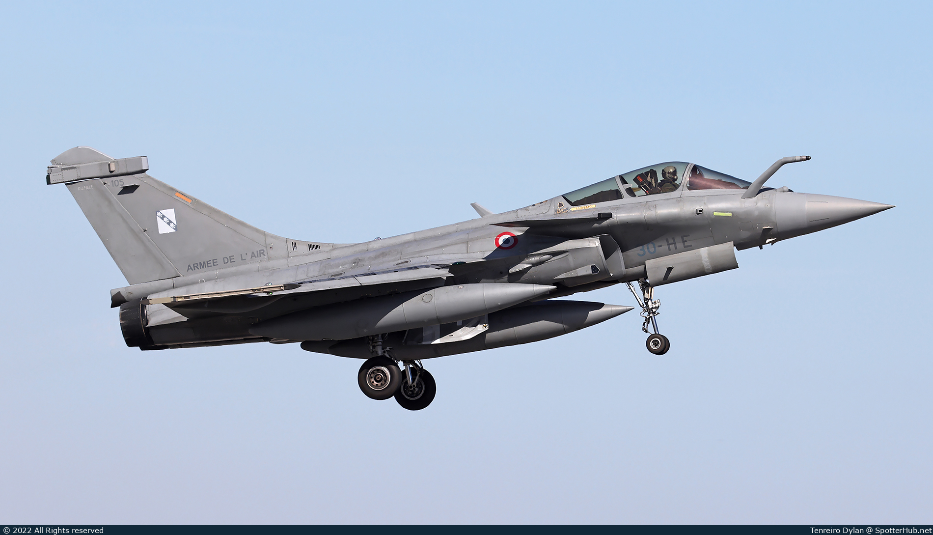 Photo of 105 - Dassault Rafale C operated by French Air Force