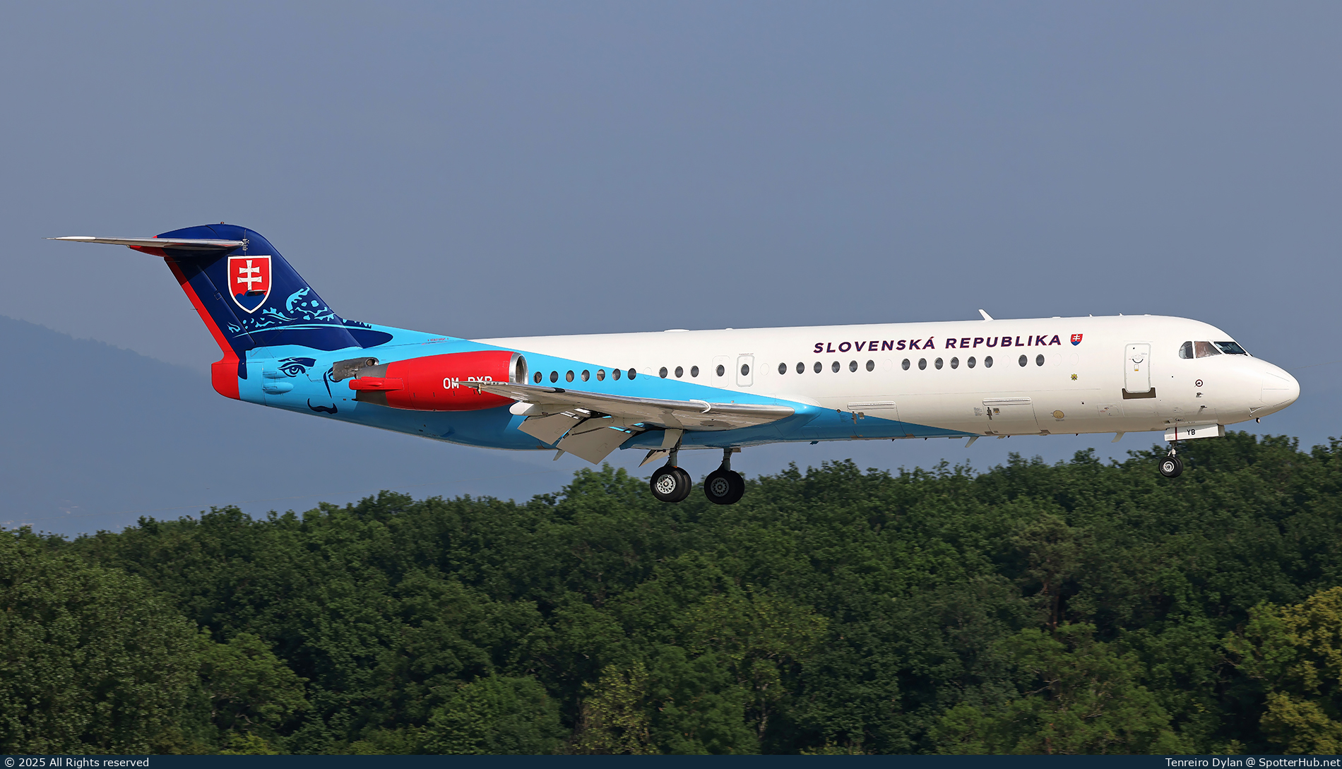 Photo of OM-BYB - Fokker 100 operated by Government of Slovakia