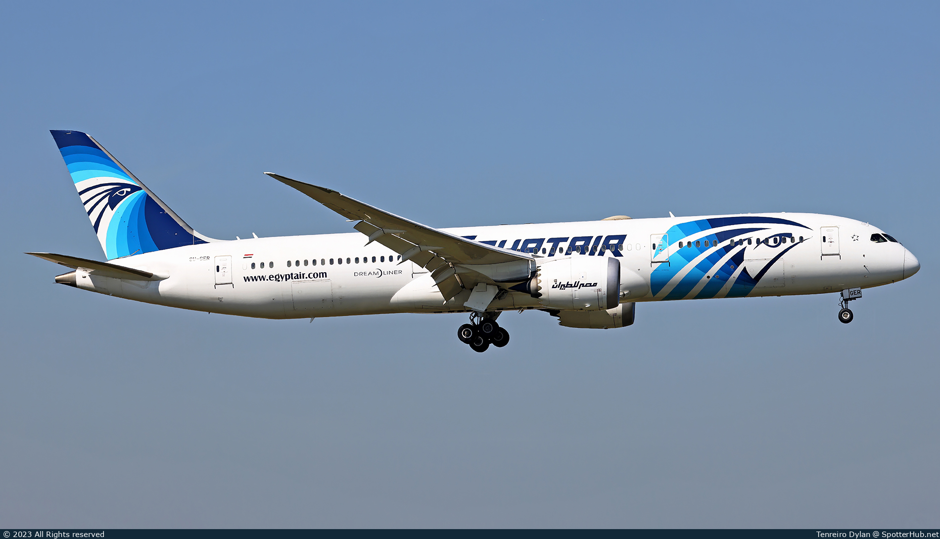 Photo of SU-GER - Boeing 787-9 Dreamliner operated by Egyptair