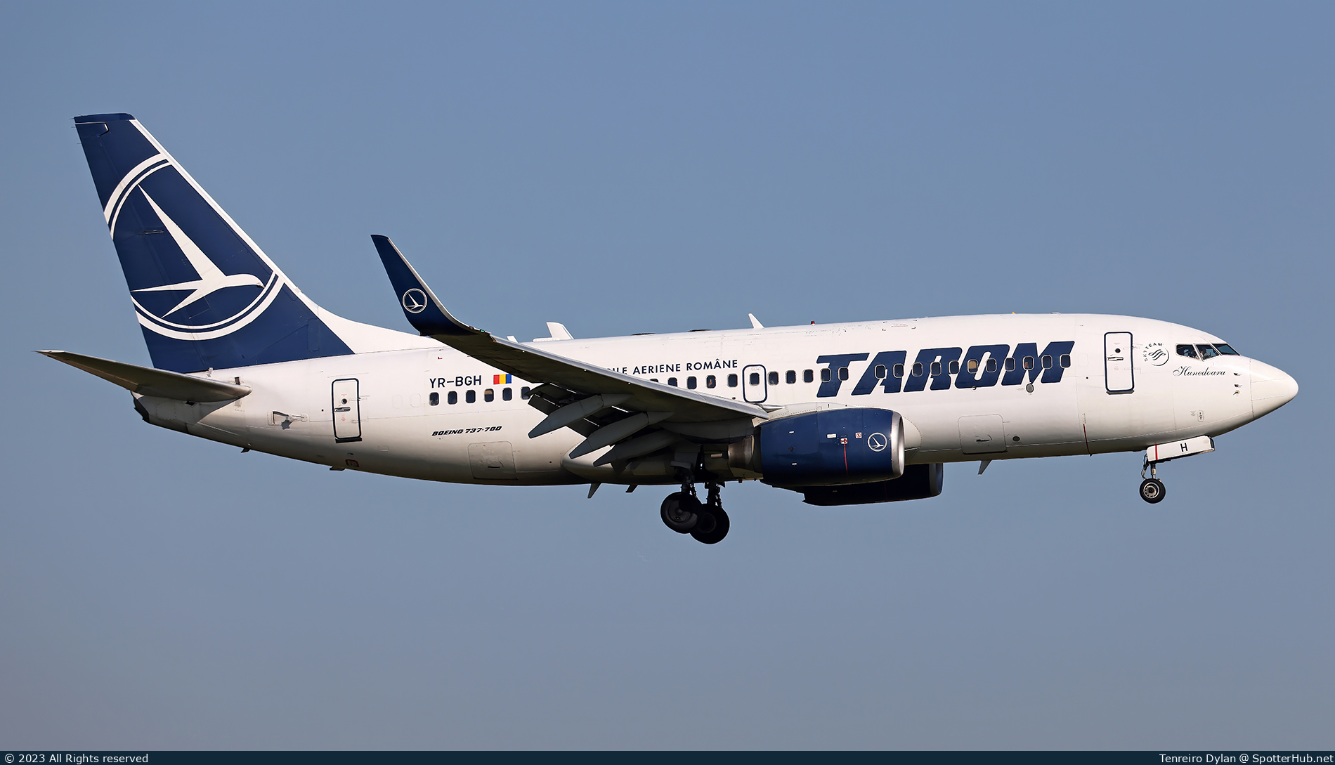 Photo of YR-BGH - Boeing 737-78J operated by Tarom - Romanian Air Transport