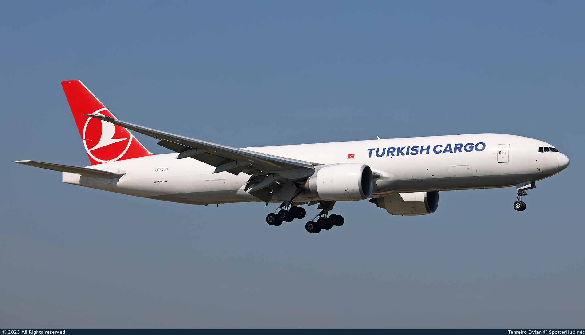 Photo of TC-LJS - Boeing 777-F operated by Turkish Airlines Cargo