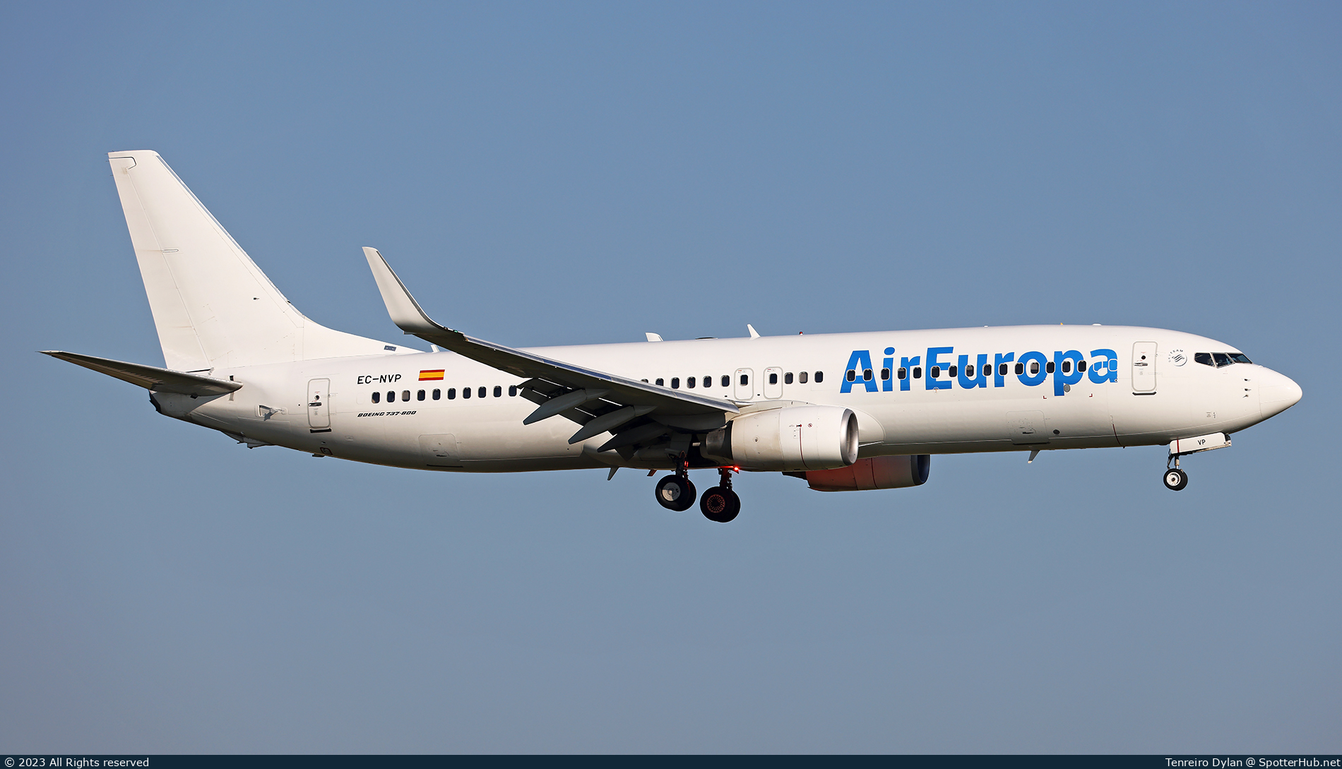 Photo of EC-NVP - Boeing 737-8AS operated by Air Europa