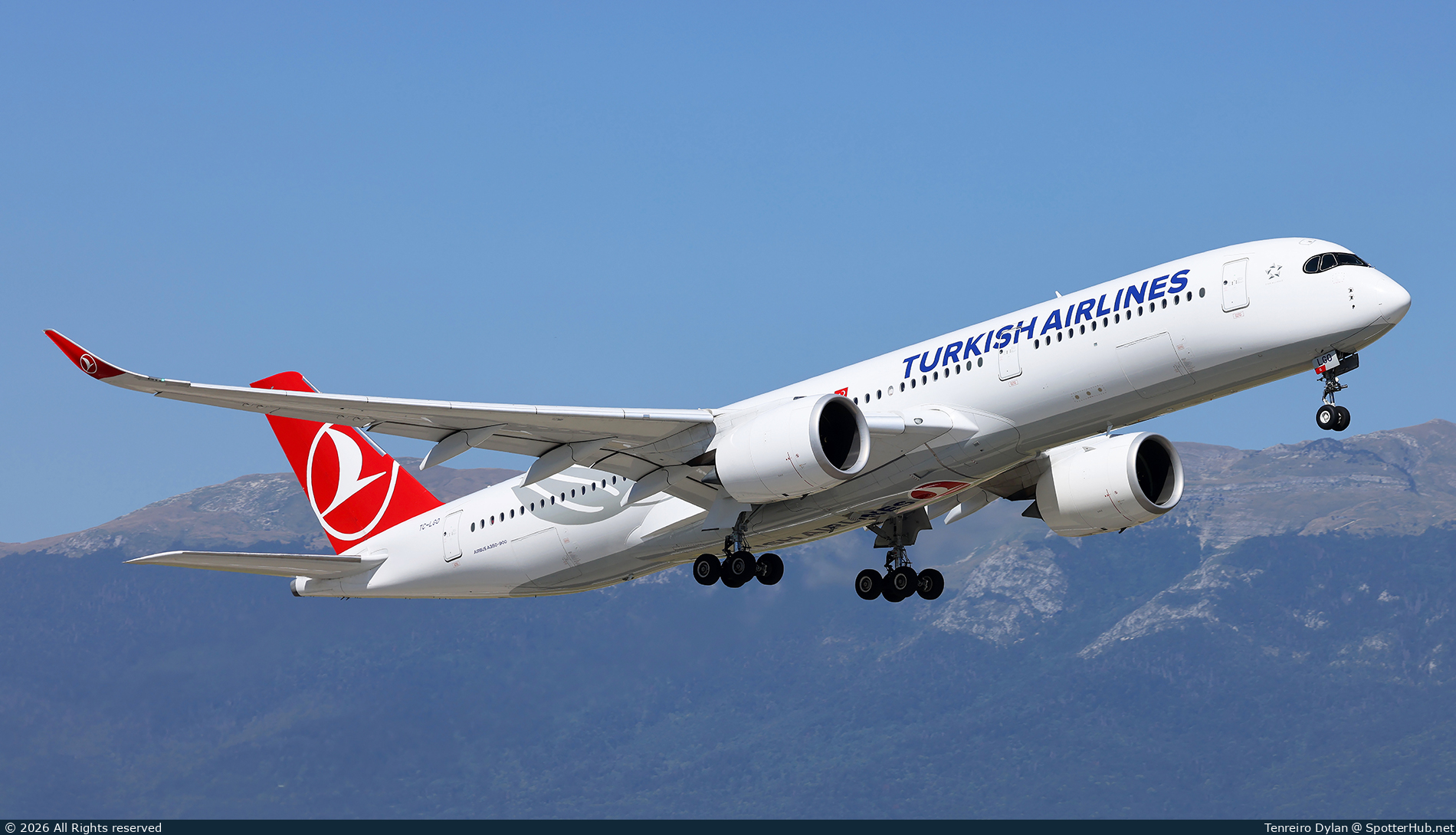 Photo of TC-LGO - Airbus A350-941 operated by Turkish Airlines
