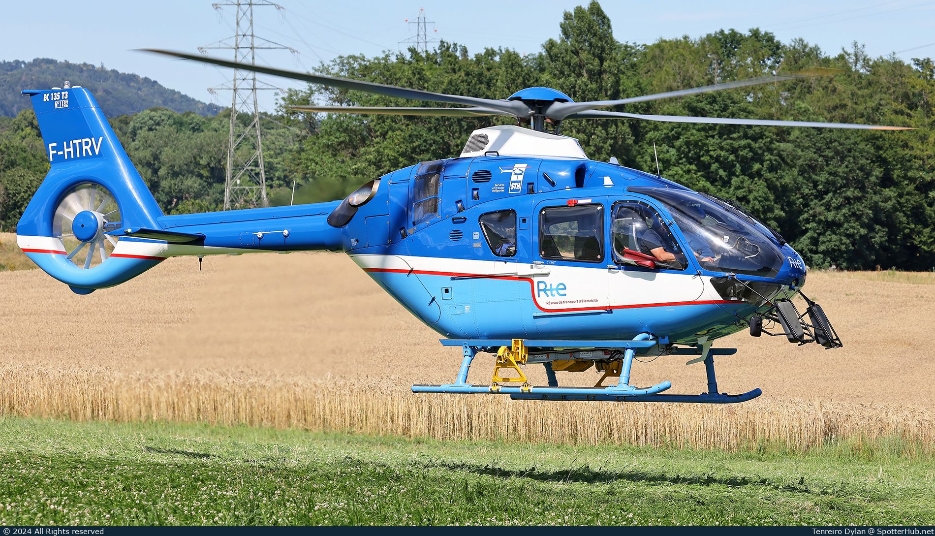 Photo of F-HTRV - Eurocopter EC135 T3 operated by Réseau de Transport d'Électricité