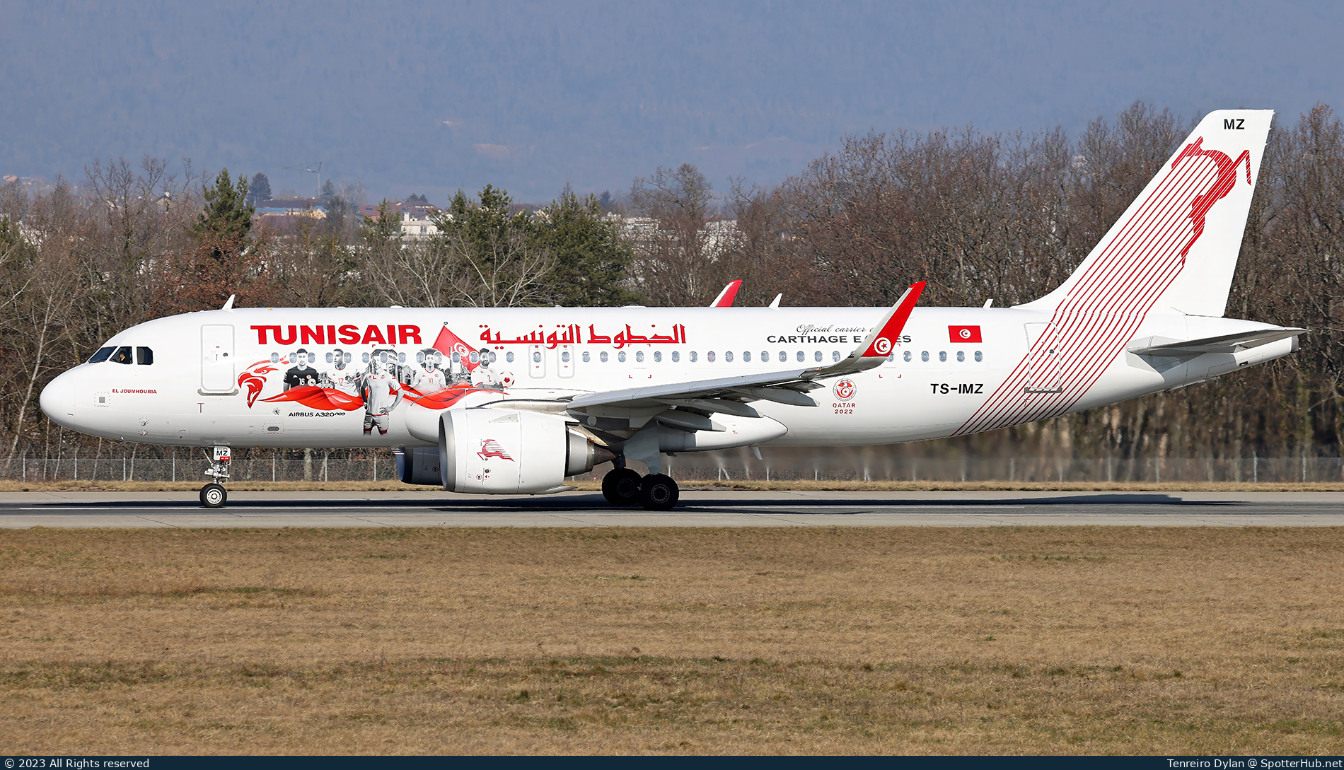 Photo of TS-IMZ - Airbus A320-251N operated by Tunisair