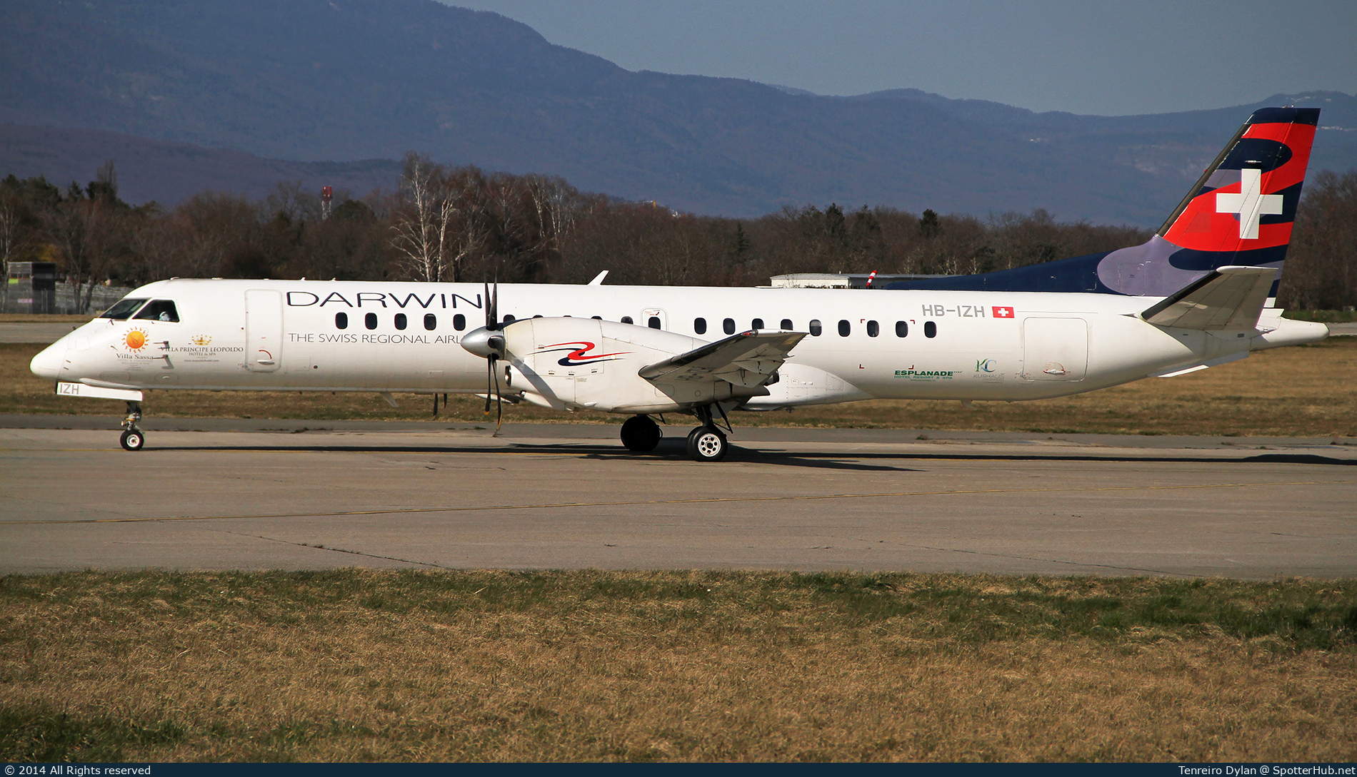 Photo of HB-IZH - Saab 2000 operated by Darwin Airline