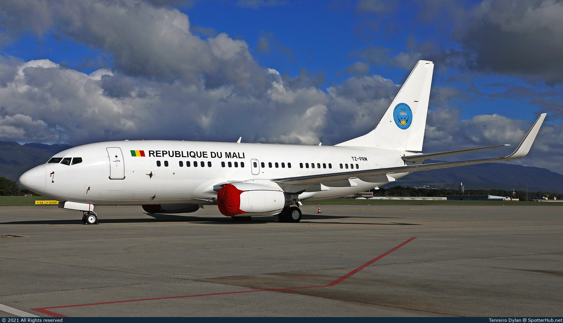 Photo of TZ-PRM - Boeing 737-7BC(BBJ) operated by Government of Mali