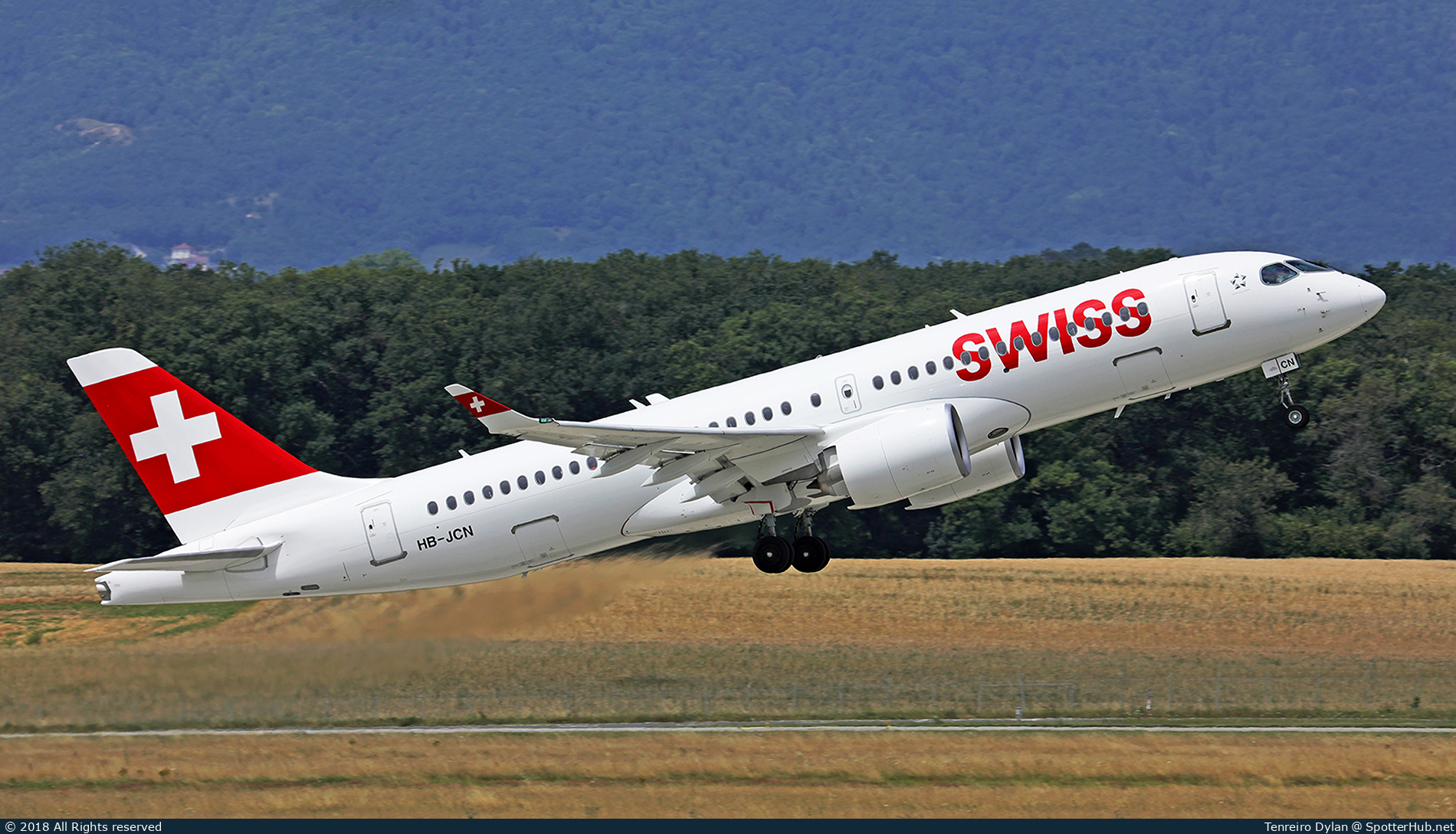Photo of HB-JCN - Airbus A220-300 operated by Swiss International Air Lines