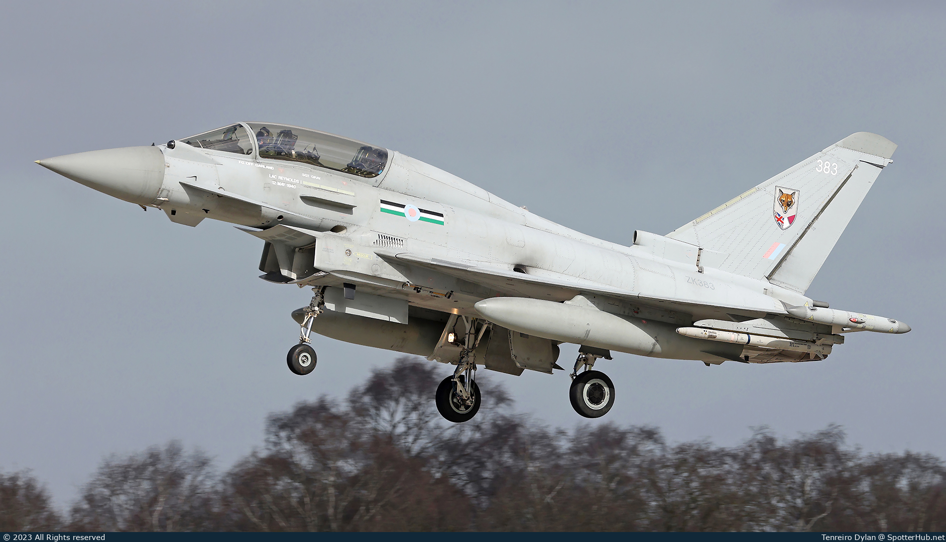 Photo of ZK383 - Eurofighter Typhoon T3 operated by Royal Air Force