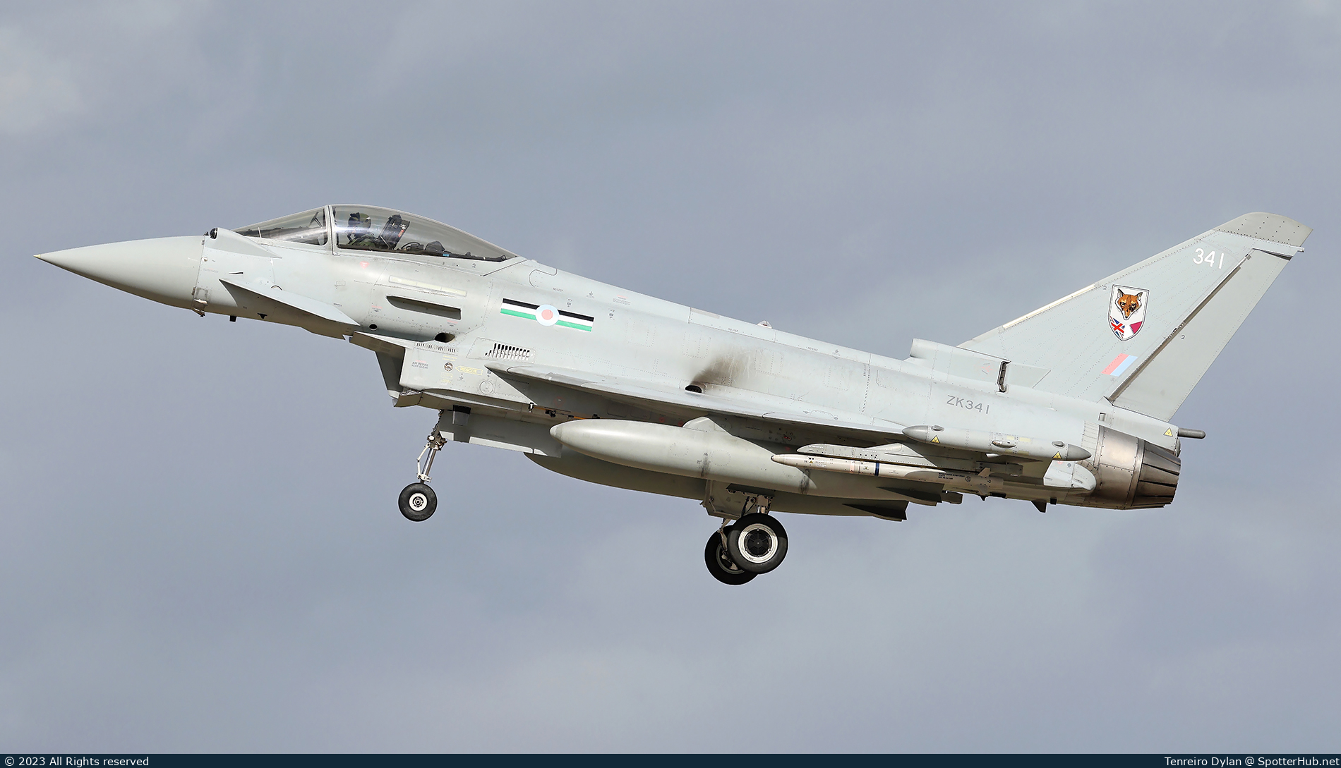 Photo of ZK341 - Eurofighter Typhoon FGR4 operated by Royal Air Force