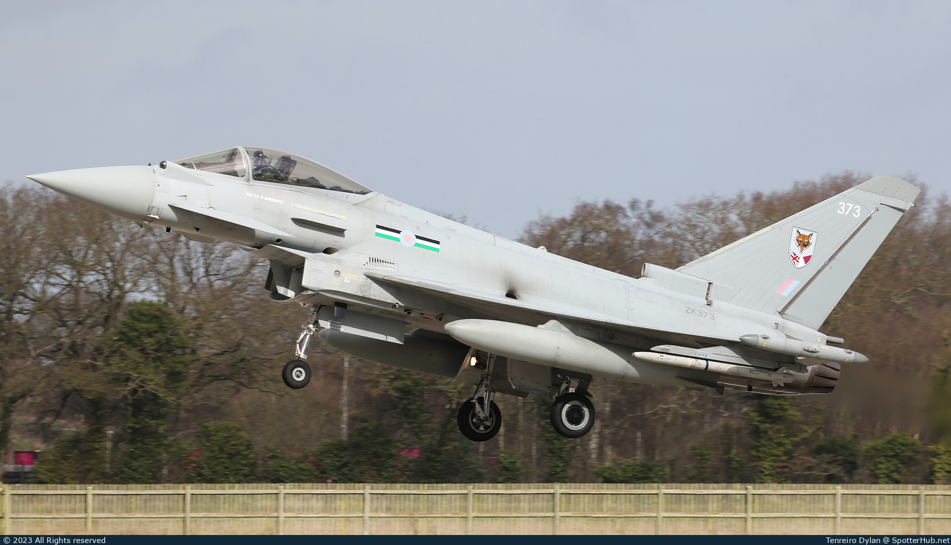 Photo of ZK373 - Eurofighter Typhoon FGR4 operated by Royal Air Force