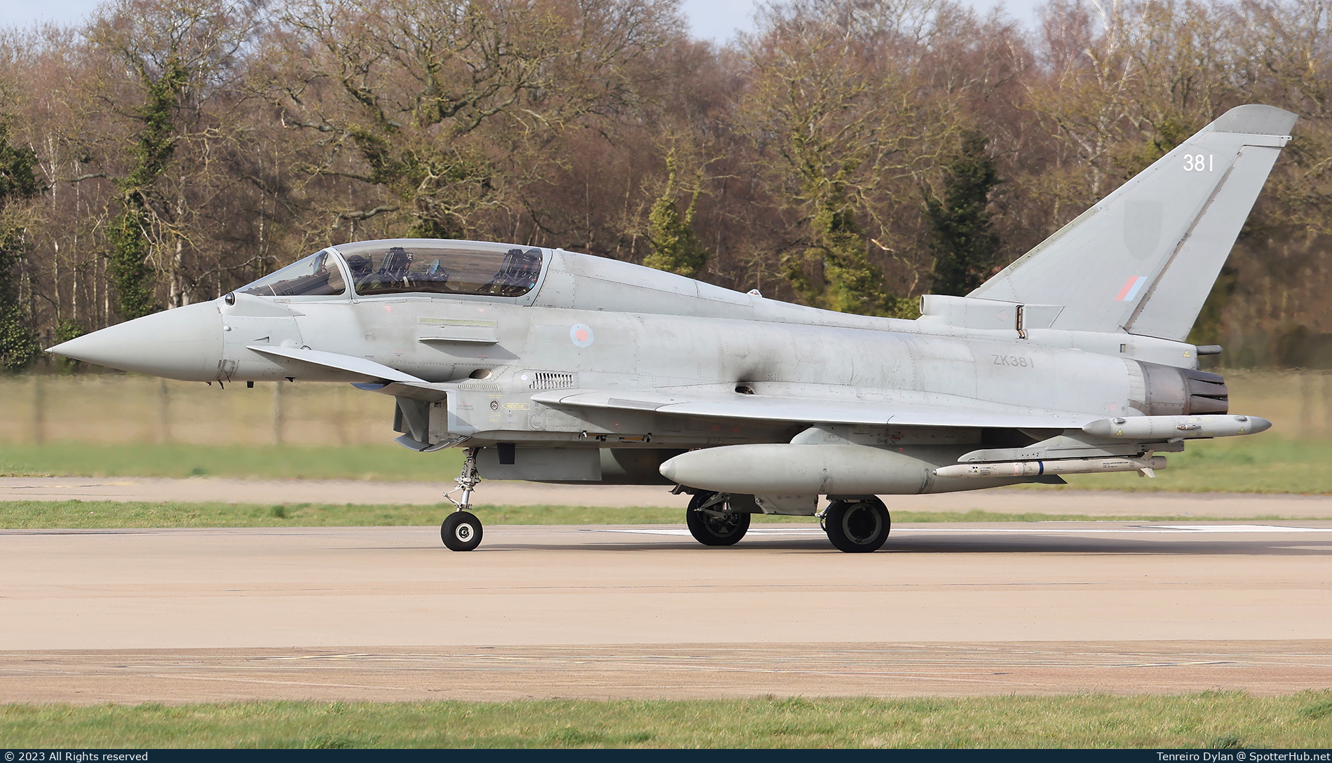 Photo of ZK381 - Eurofighter Typhoon T3 operated by Royal Air Force