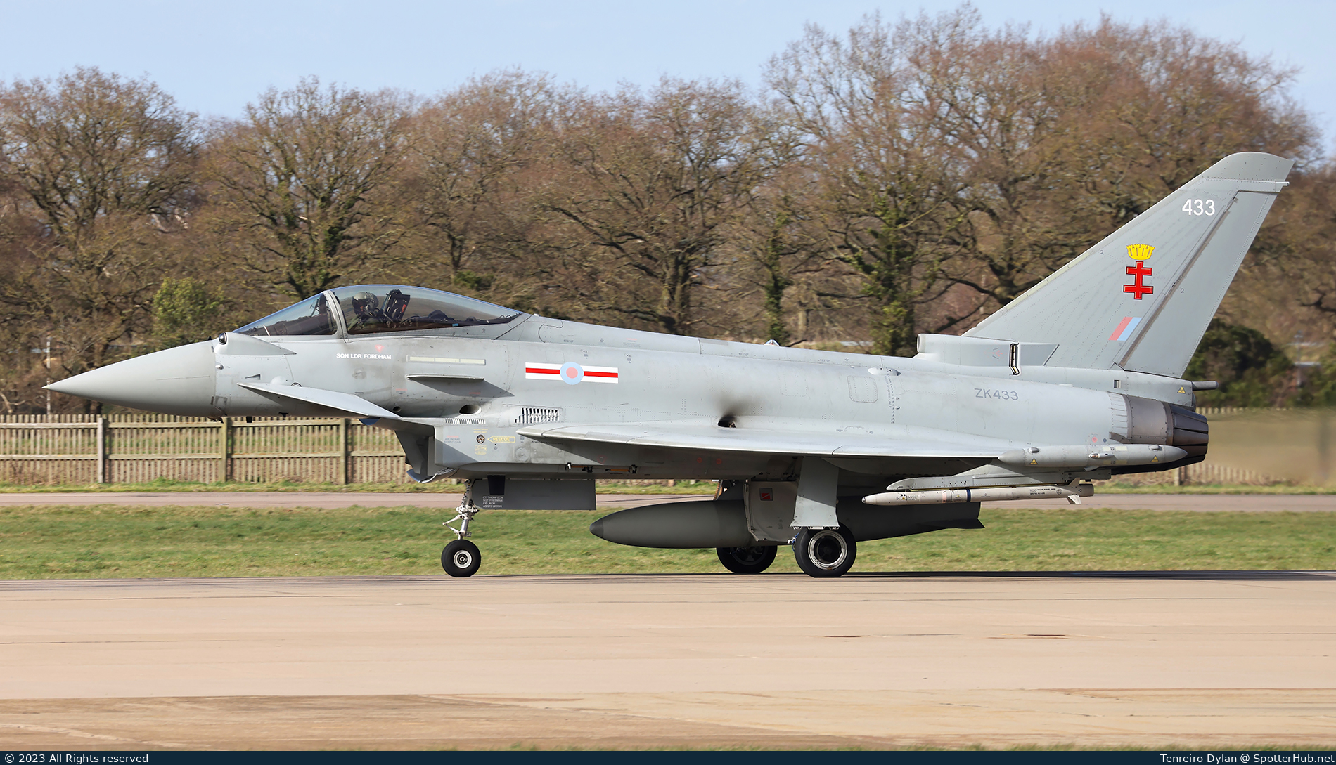 Photo of ZK433 - Eurofighter Typhoon FGR4 operated by Royal Air Force