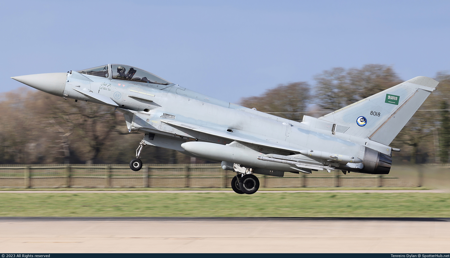 Photo of 8018 - Eurofighter Typhoon F2 operated by Royal Saudi Air Force
