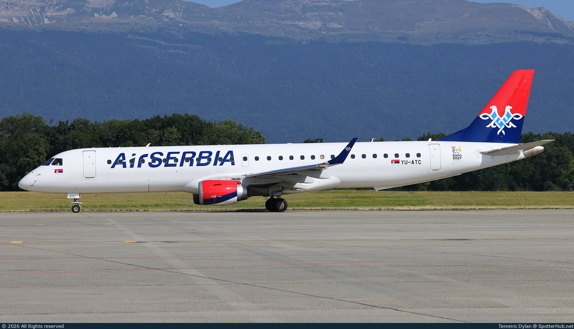 Photo of YU-ATC - Embraer ERJ-195LR operated by Air Serbia