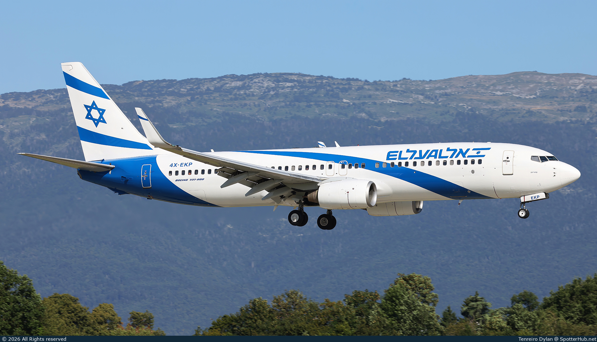 Photo of 4X-EKP - Boeing 737-8Q8 operated by El Al Israel Airlines