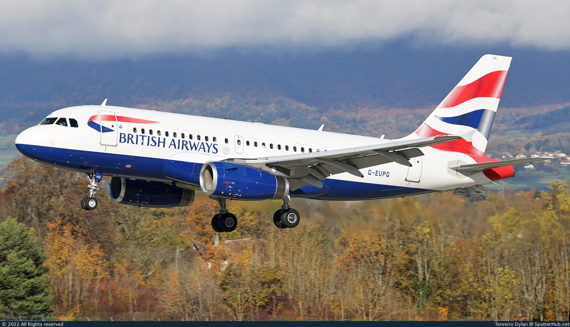 Photo of G-EUPG - Airbus A319-131 operated by British Airways