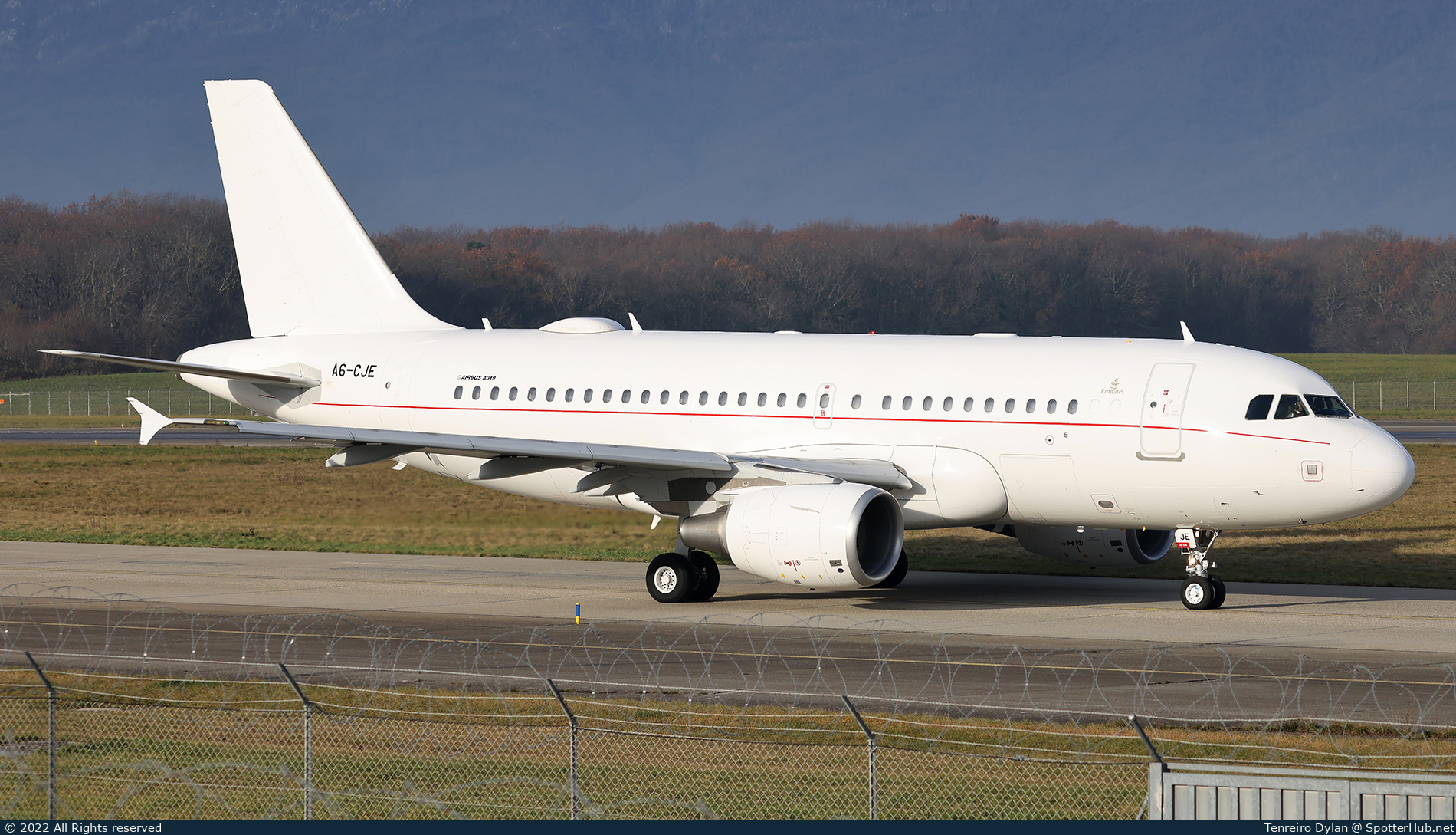 Photo of A6-CJE - Airbus A319-115(CJ) operated by Emirates Executive