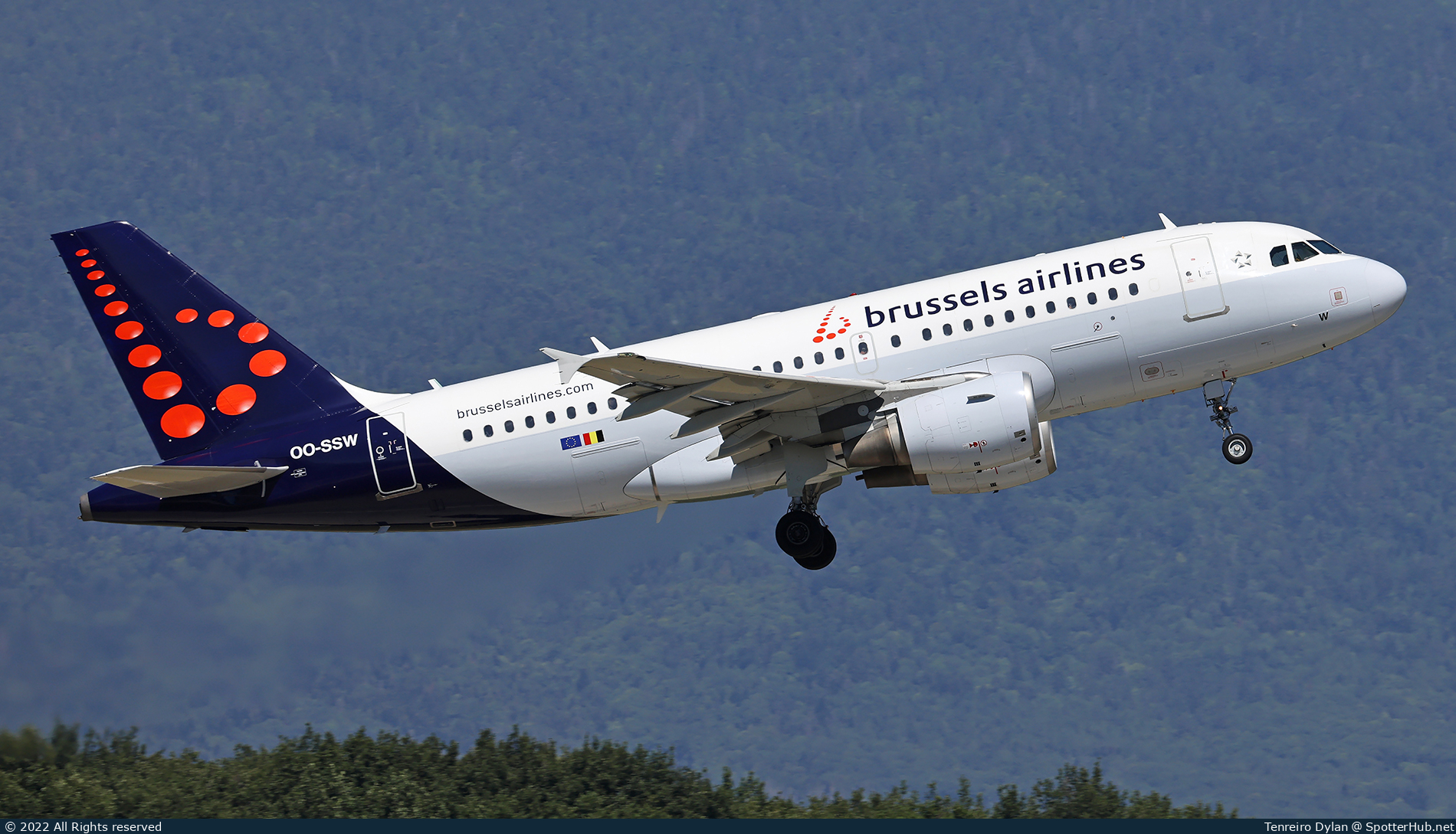 Photo of OO-SSW - Airbus A319-111 operated by Brussels Airlines