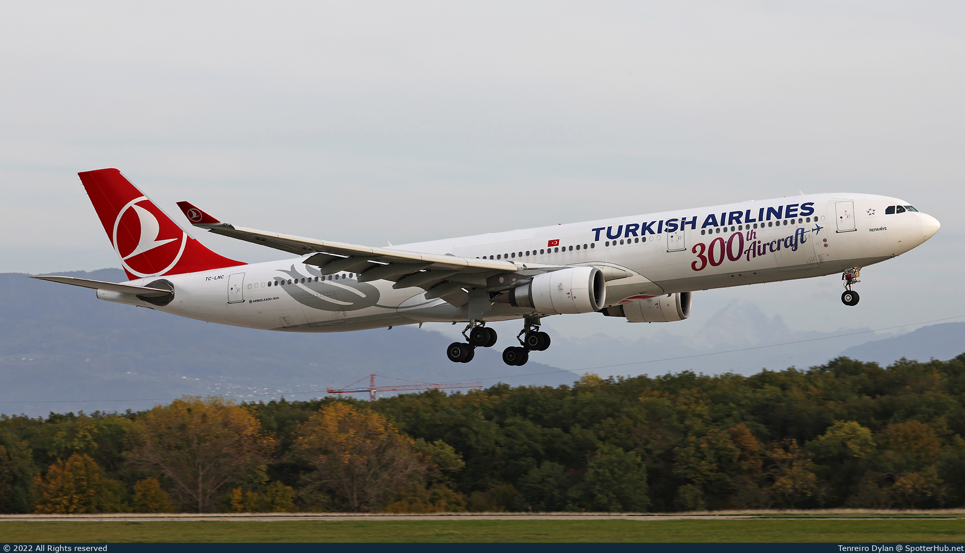 Photo of TC-LNC - Airbus A330-303 operated by Turkish Airlines
