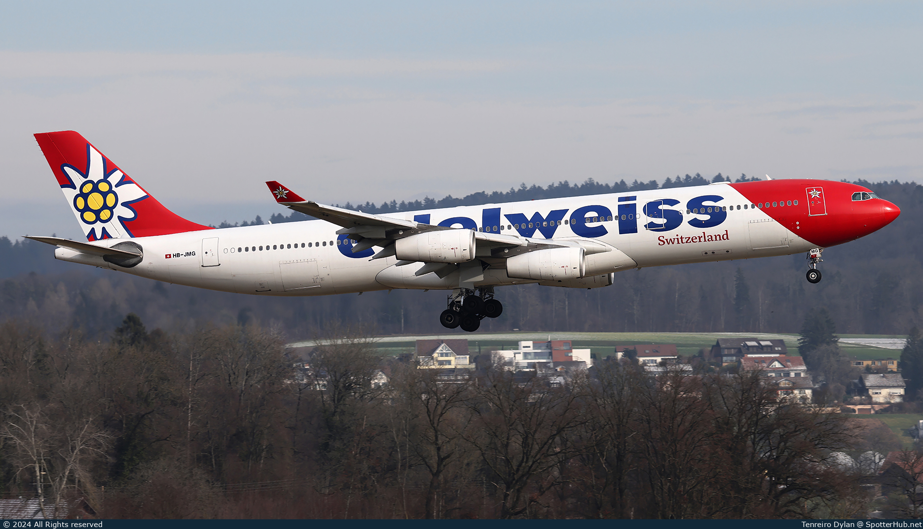 Photo of HB-JMG - Airbus A340-313 operated by Edelweiss Air