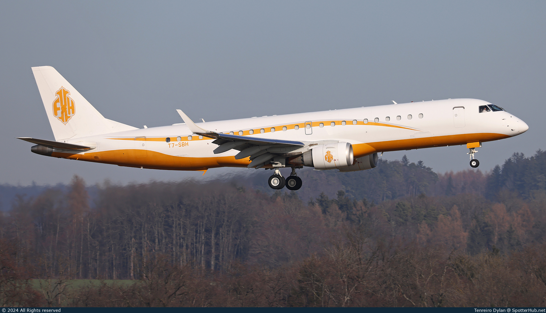Photo of T7-SBH - Embraer Lineage 1000 operated by Falcon Aviation Services
