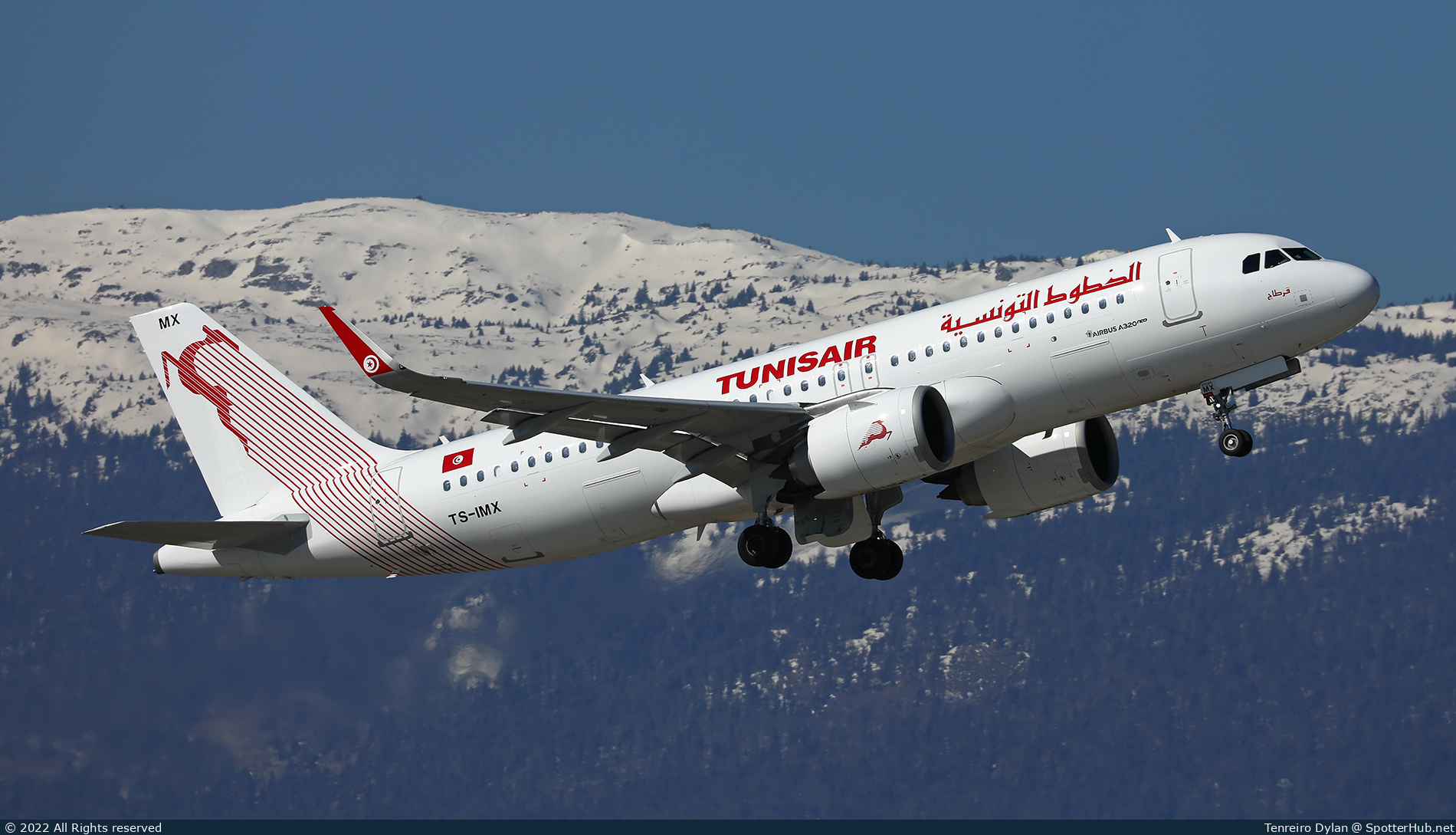 Photo of TS-IMX - Airbus A320-251N operated by Tunisair
