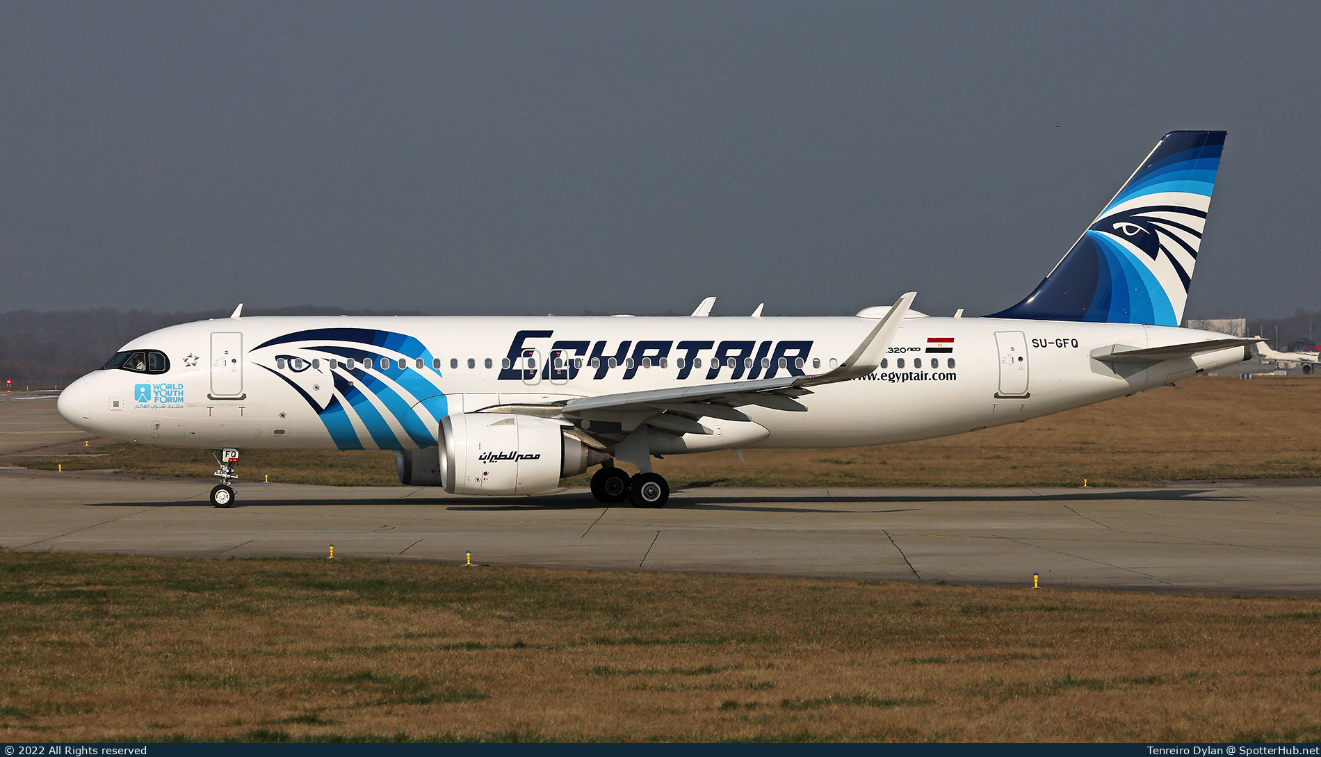 Photo of SU-GFQ - Airbus A320-251N operated by Egyptair