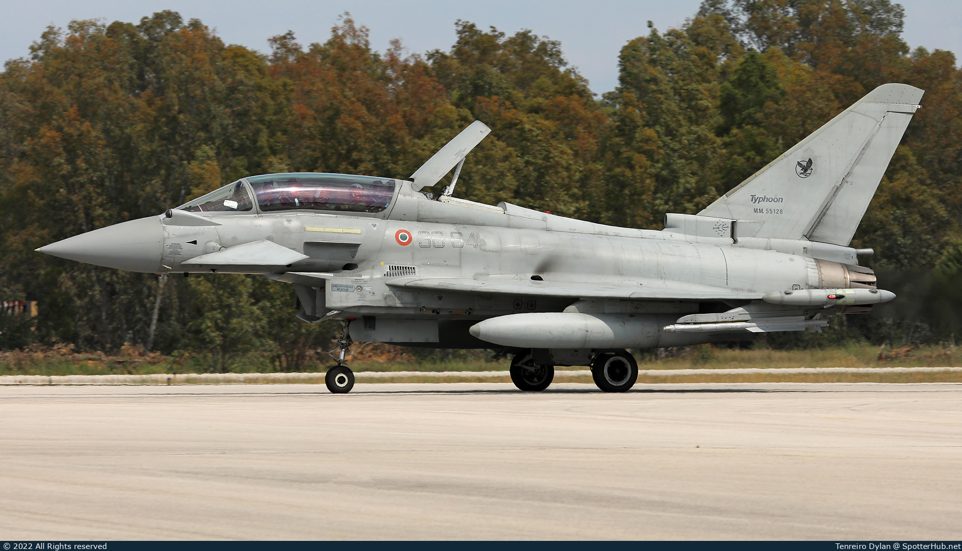 Photo of MM55128 - Eurofighter Typhoon TF-2000A operated by Italian Air Force