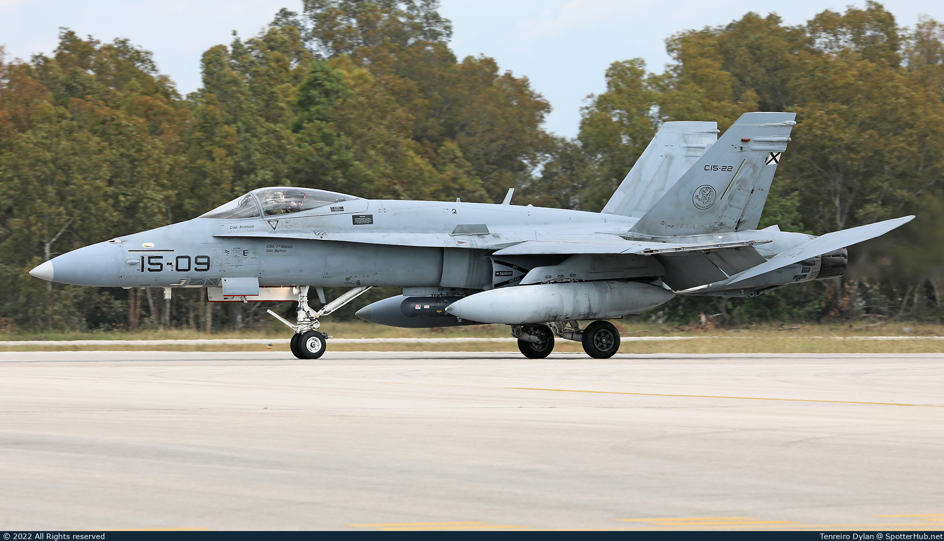 Photo of C.15-22 - McDonnell Douglas EF-18M Hornet operated by Spanish Air Force
