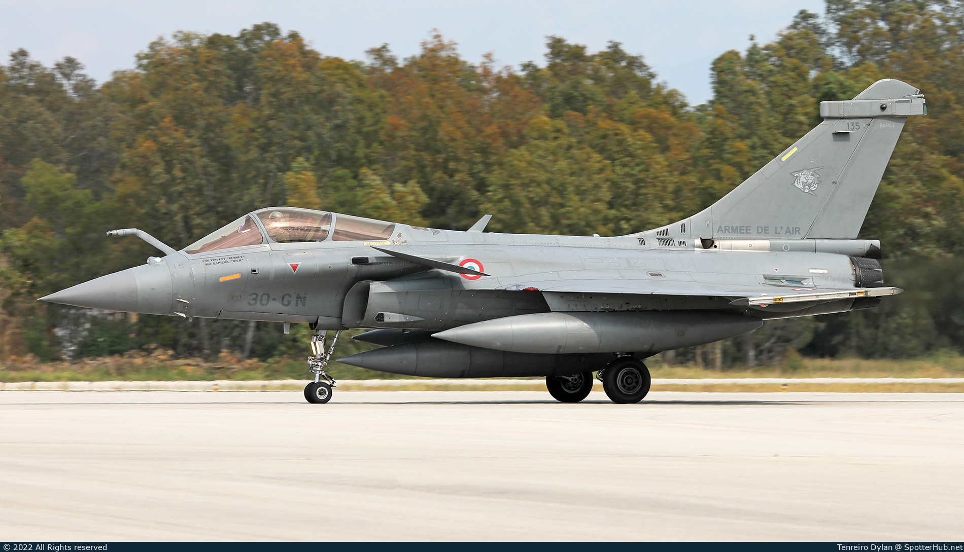 Photo of 135 - Dassault Rafale C operated by French Air Force