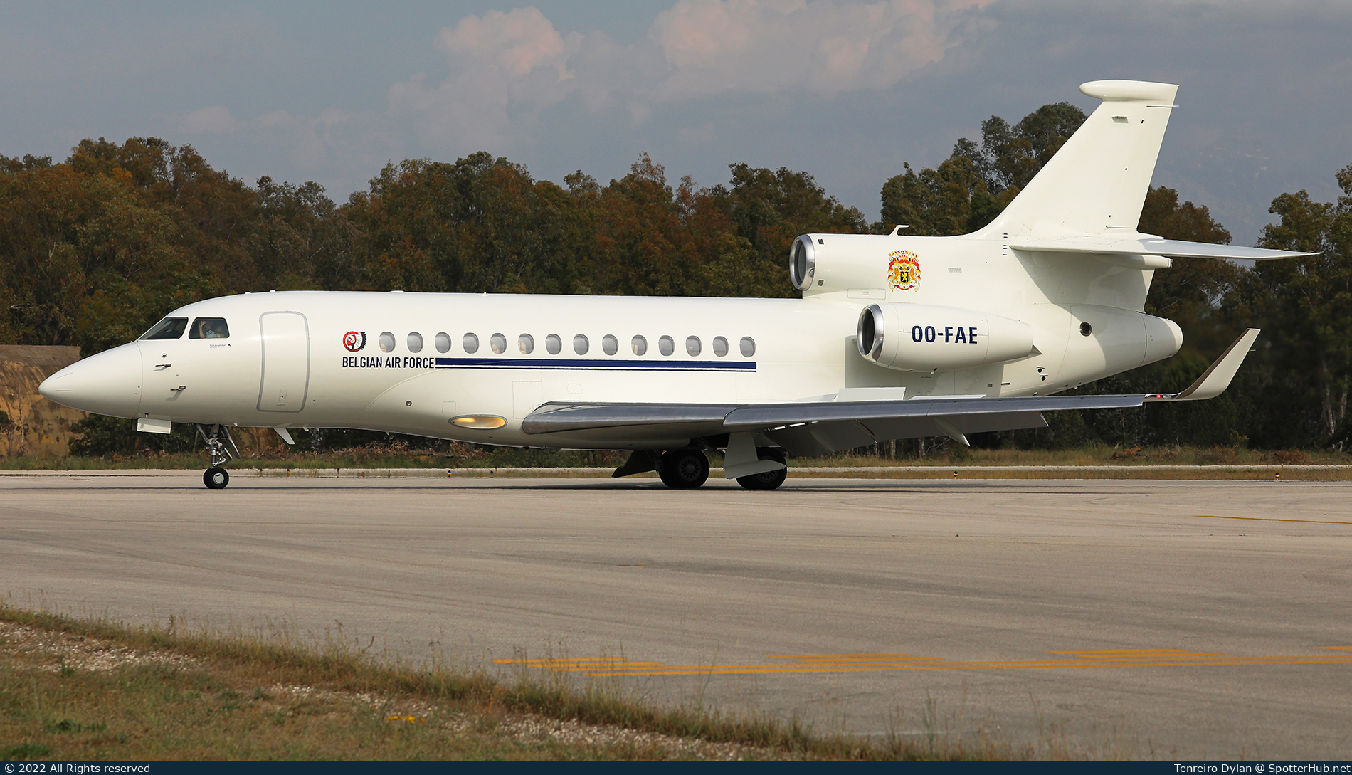 Photo of OO-FAE - Dassault Falcon 7X operated by Belgian Air Force (opb Luxaviation Belgium)