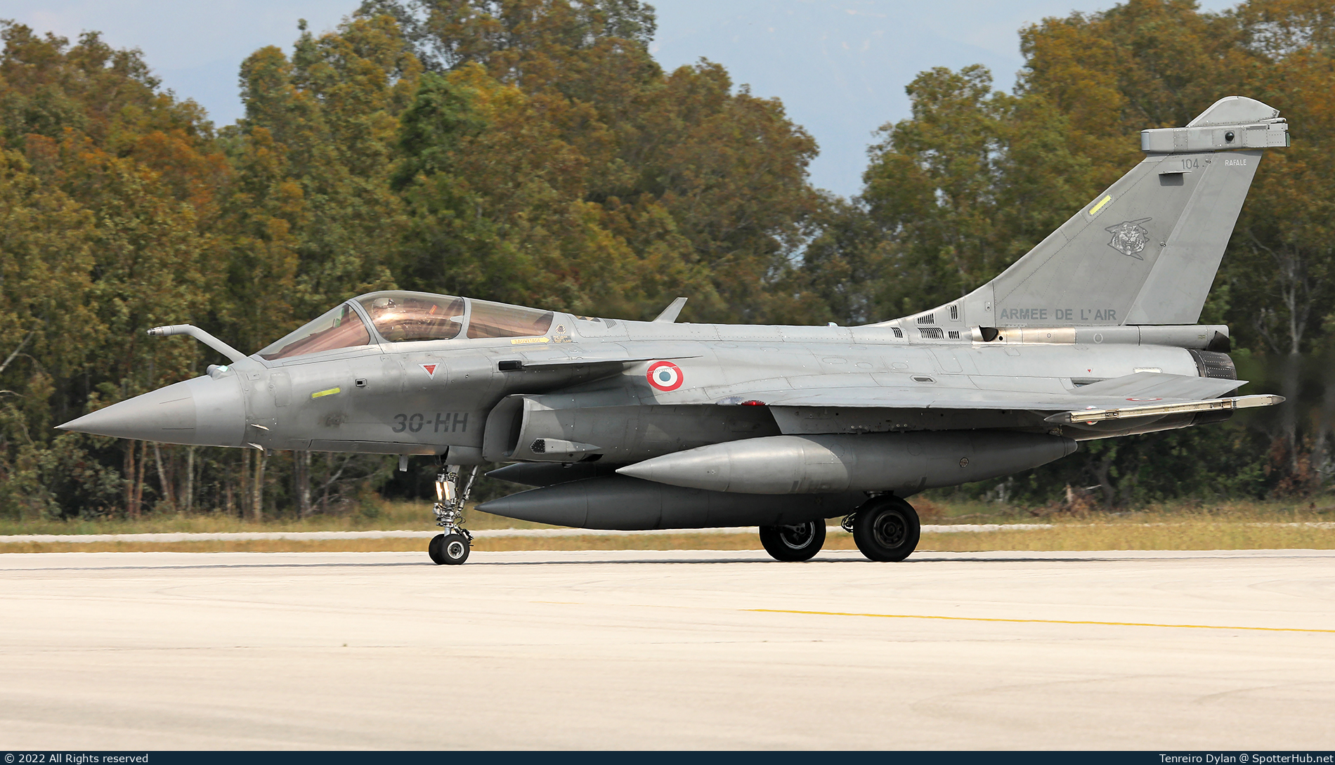 Photo of 104 - Dassault Rafale C operated by French Air Force
