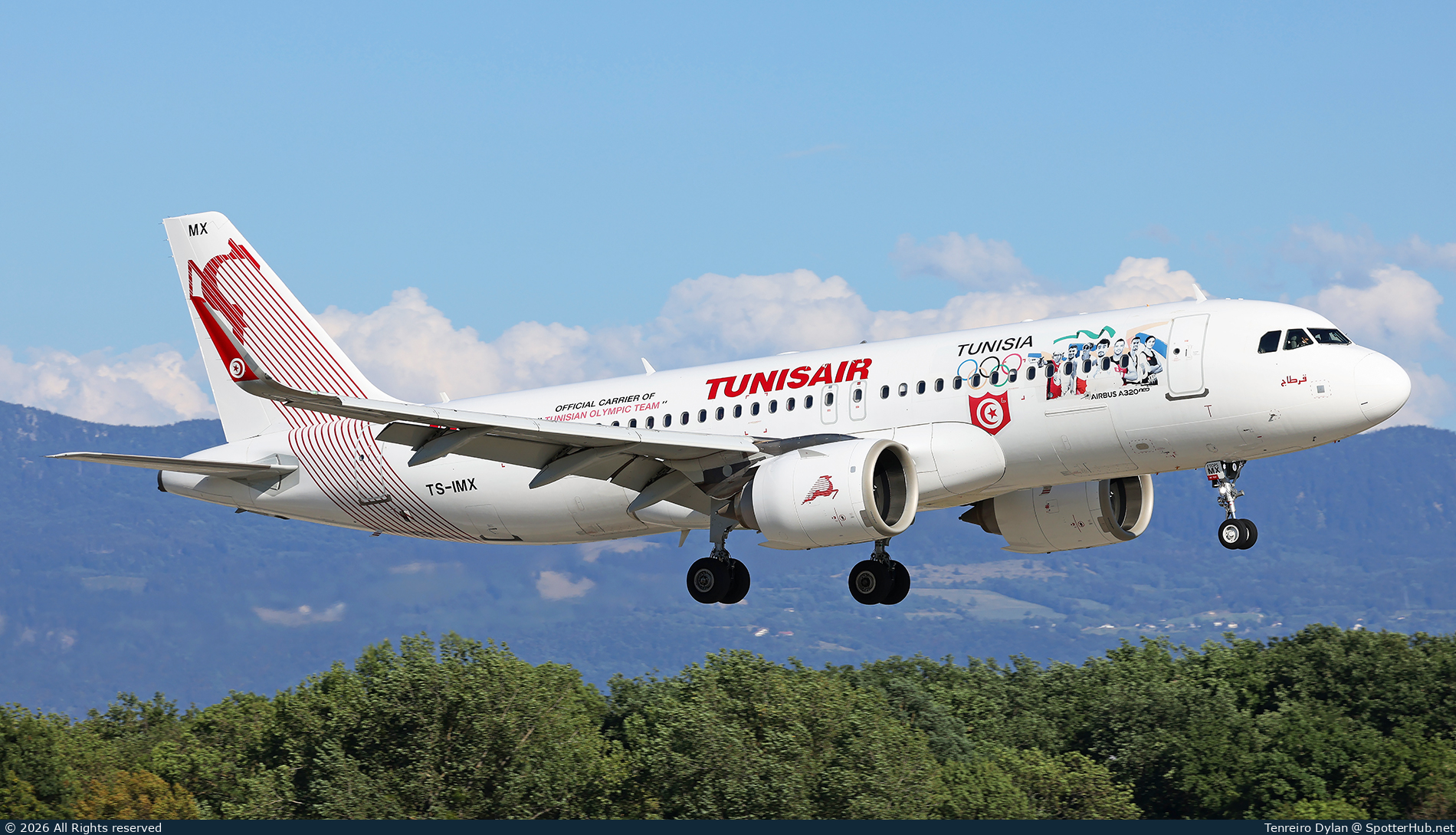 Photo of TS-IMX - Airbus A320-251N operated by Tunisair