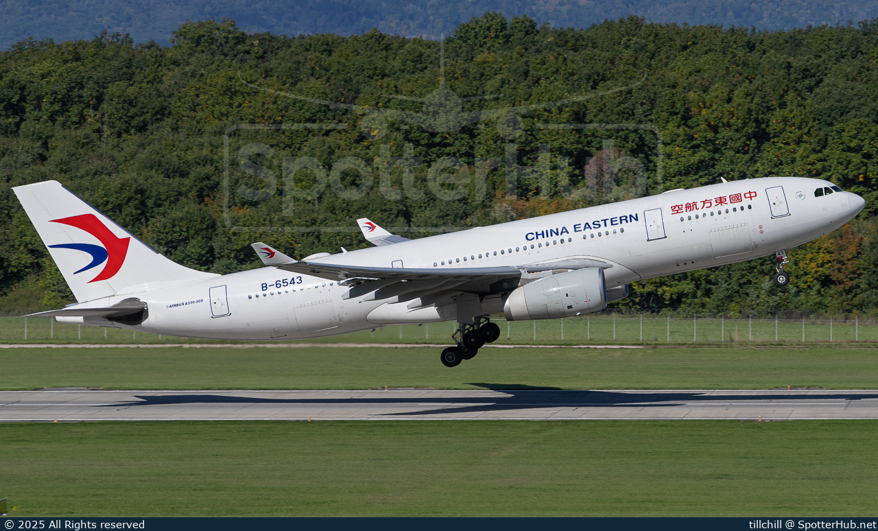 Photo of B-6543 - Airbus A330-243 operated by China Eastern Airlines