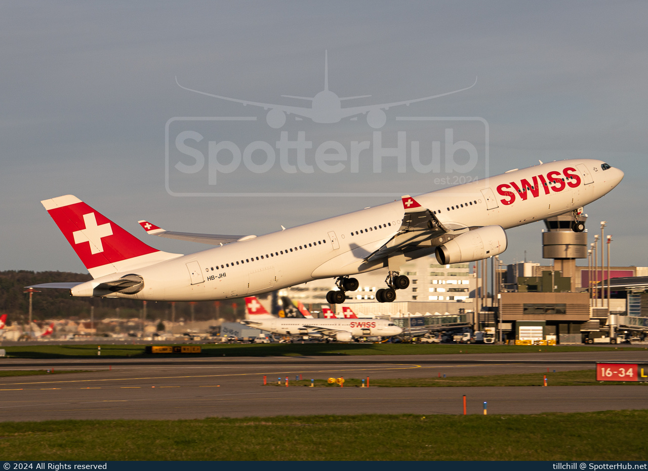 Photo of HB-JHI - Airbus A330-343 operated by Swiss International Air Lines