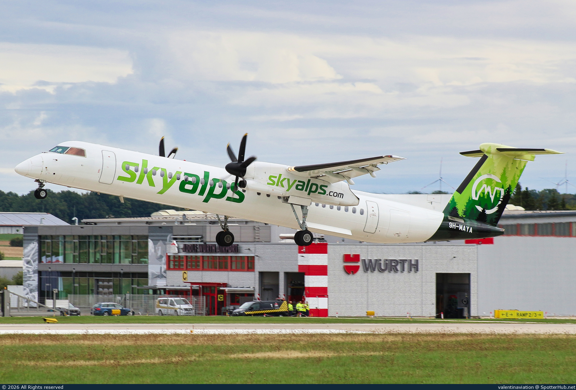 Photo of 9H-MAYA - Bombardier DHC-8-402 Dash 8 Q400 operated by SkyAlps