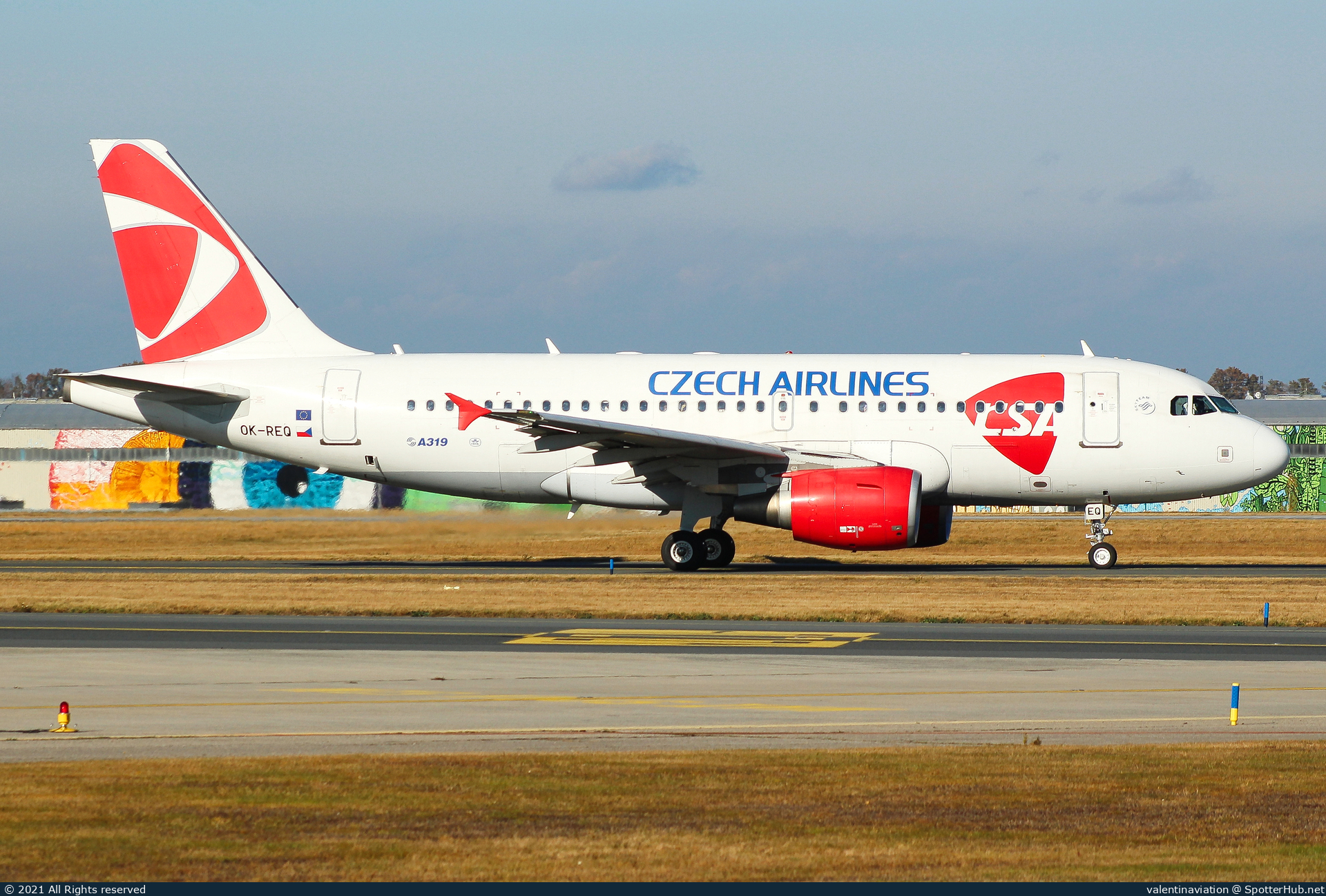 Photo of OK-REQ - Airbus A319-112 operated by CSA Czech Airlines