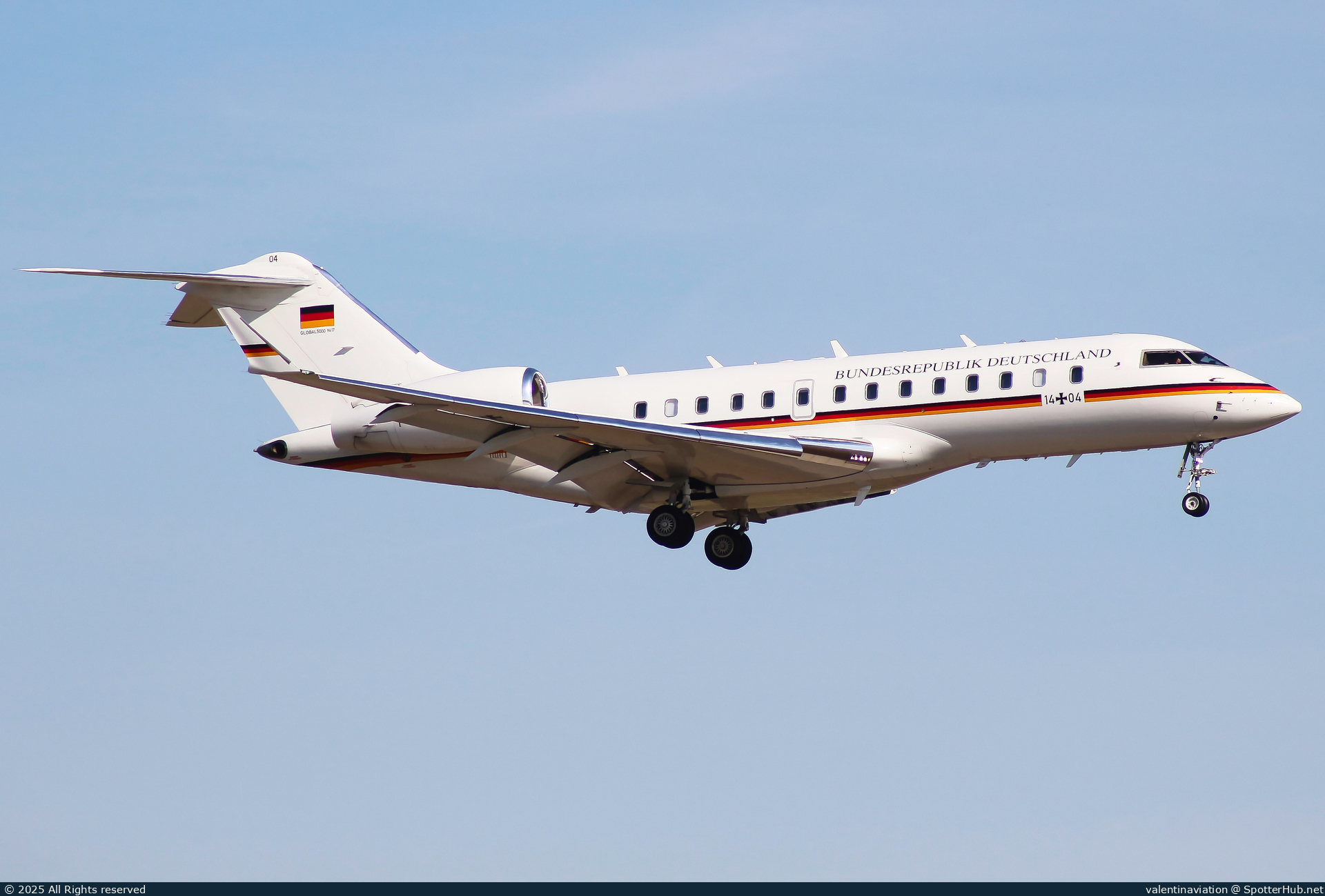 Photo of 14+04 - Bombardier Global 5000 operated by German Air Force