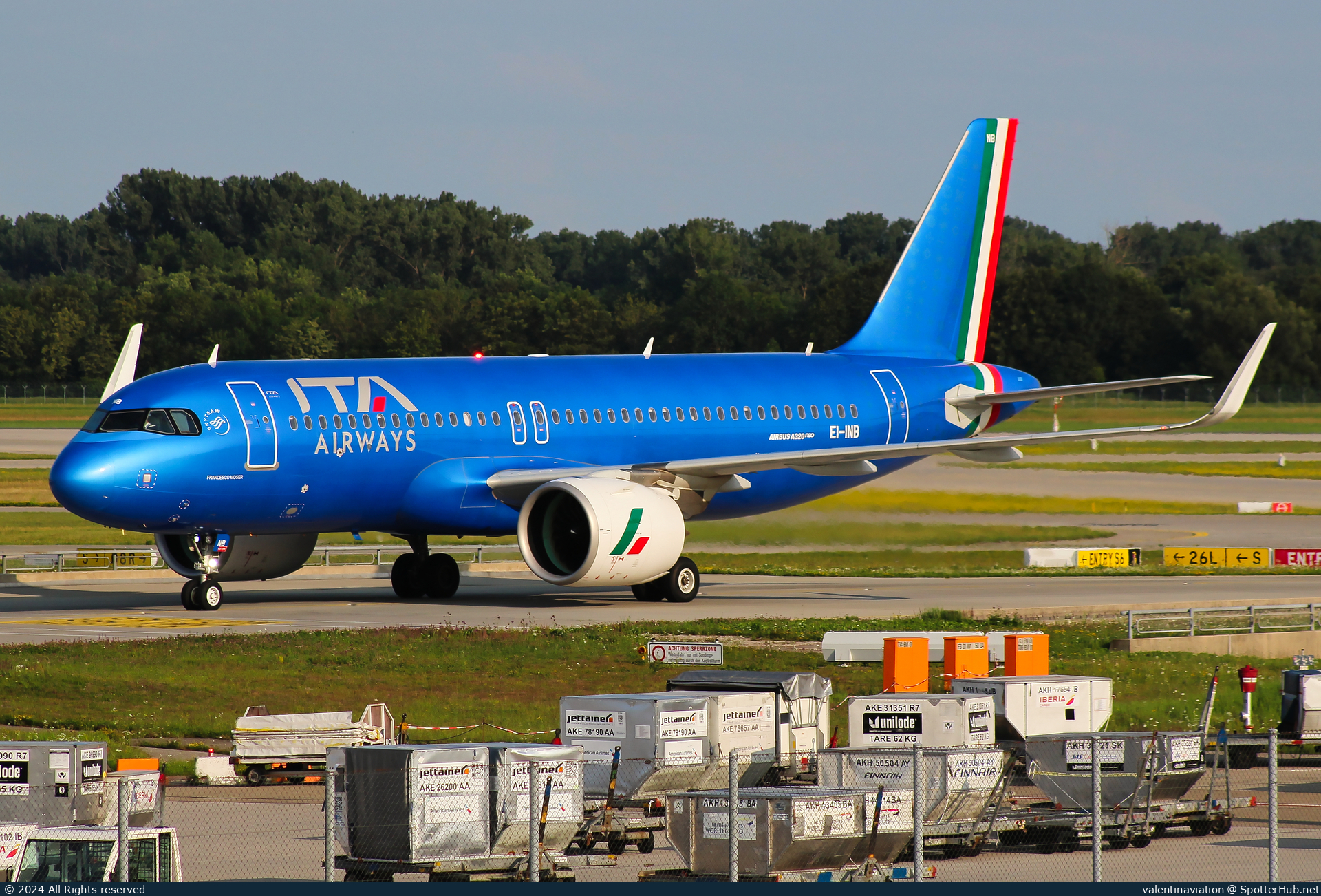 Photo of EI-INB - Airbus A320-272N operated by ITA Airways