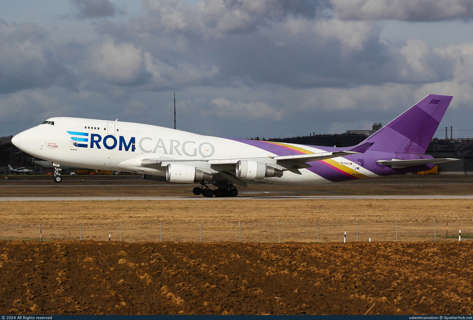 Photo of YR-FSA - Boeing 747-4D7(BCF) operated by ROM Cargo Airlines