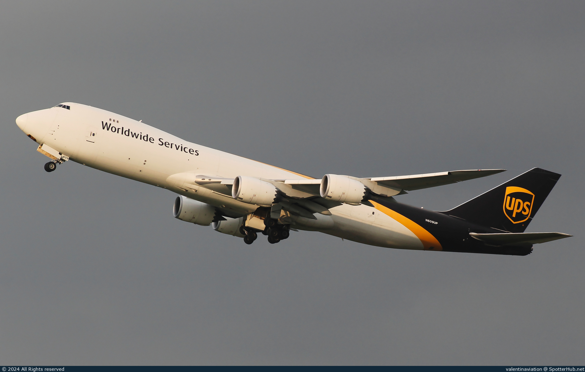 Photo of N609UP - Boeing 747-8F operated by UPS United Parcel Service