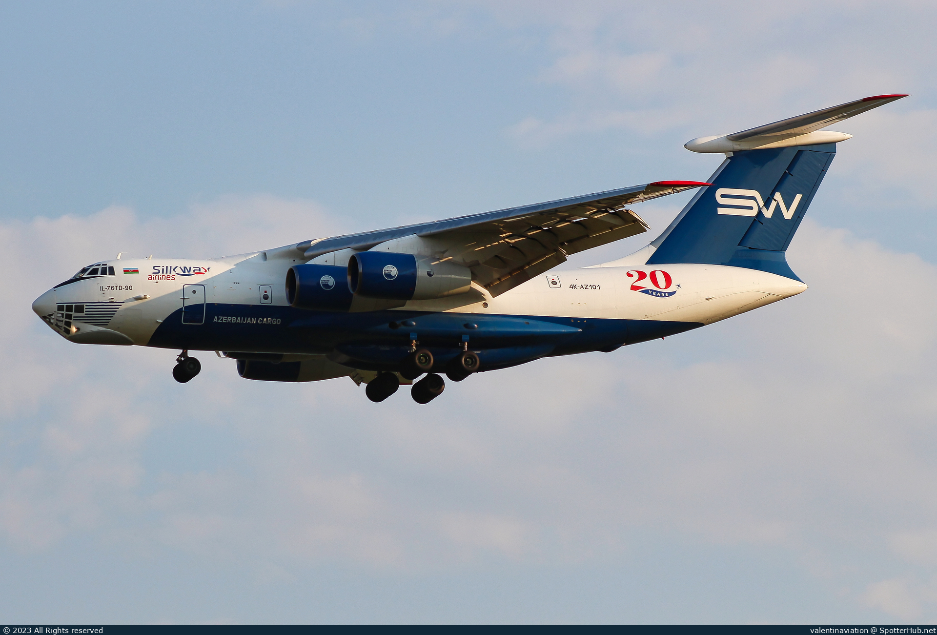 Photo of 4K-AZ101 - Ilyushin Il-76TD-90VD operated by Silk Way Airlines