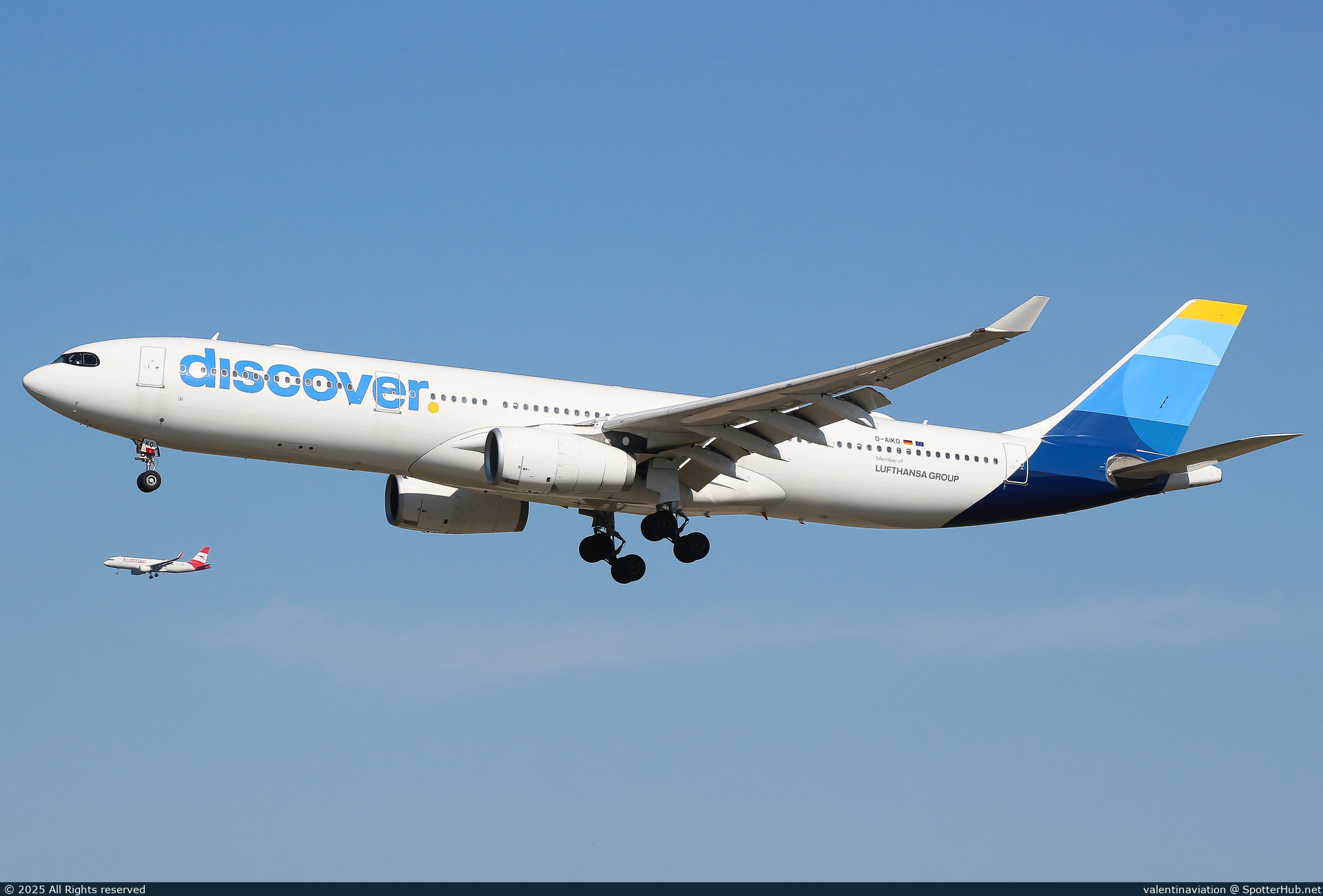Photo of D-AIKO - Airbus A330-343 operated by Discover Airlines