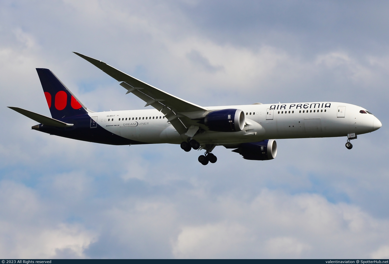 Photo of HL8517 - Boeing 787-9 Dreamliner operated by Air Premia