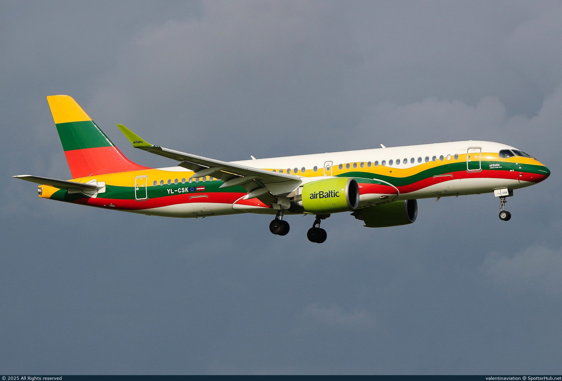 Photo of YL-CSK - Airbus A220-300 operated by airBaltic