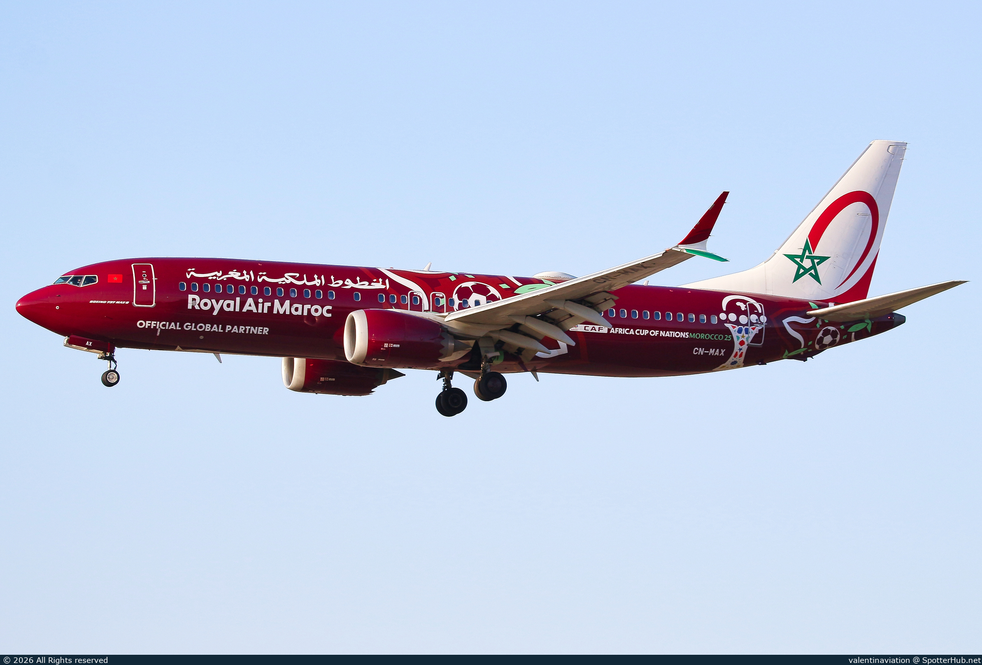 Photo of CN-MAX - Boeing 737 MAX 8 operated by Royal Air Maroc