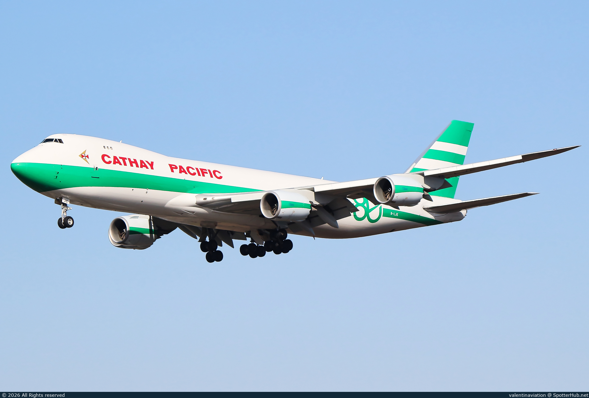 Photo of B-LJE - Boeing 747-867F operated by Cathay Pacific Cargo